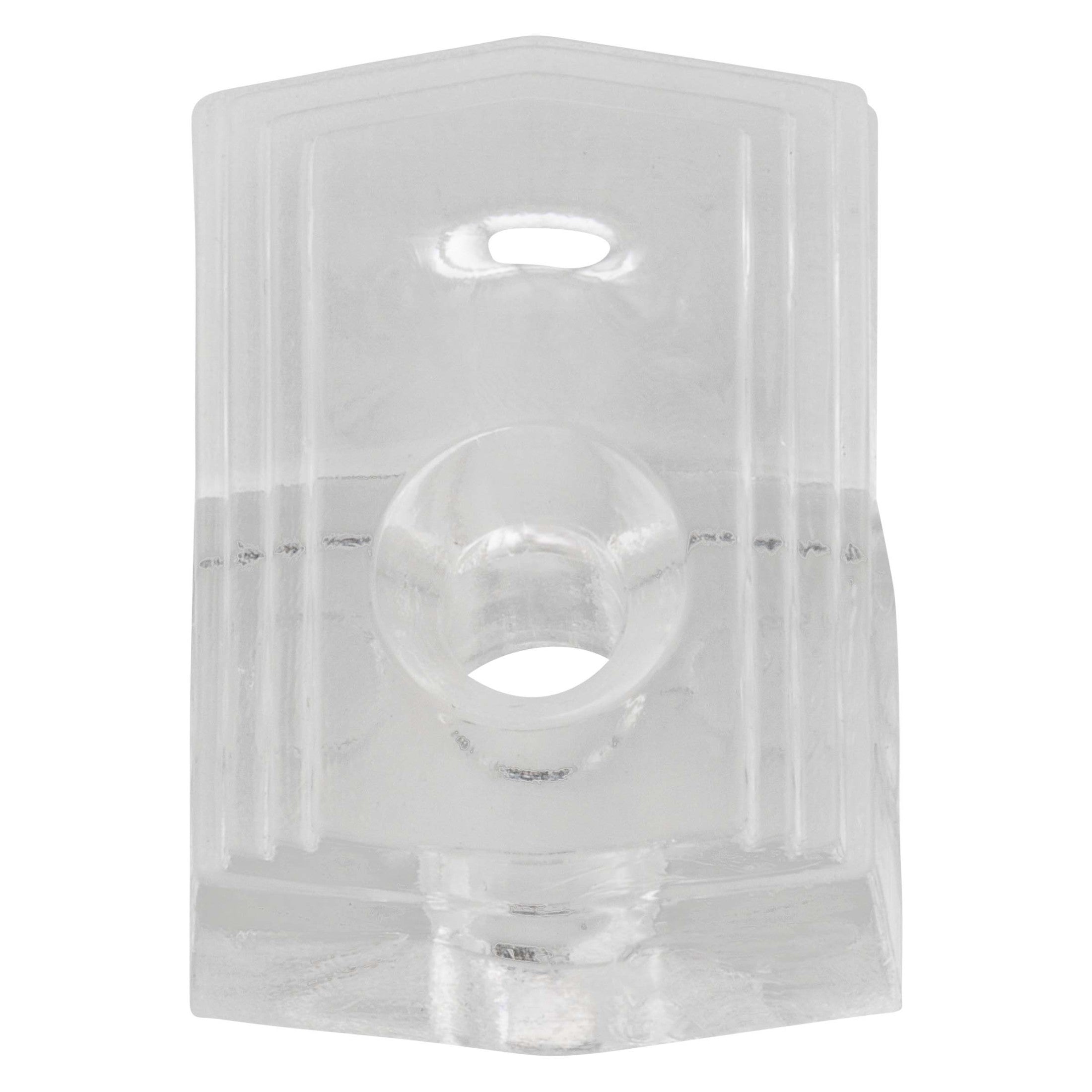 National Hardware - N260-349 V2555-14 1/4" Mirror Holders with 35 lb. Weight Capacity - Clear, 4 pack