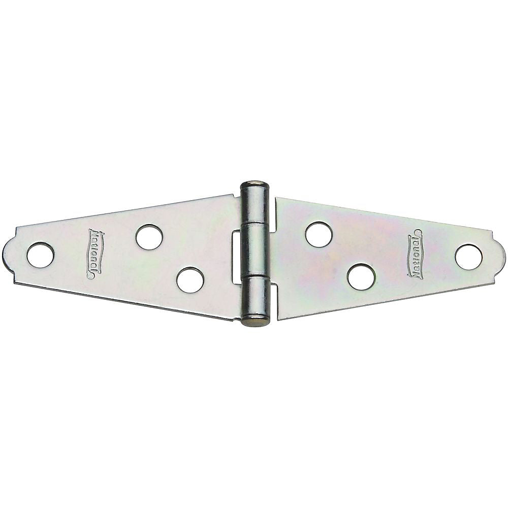 National Hardware - V280 2" Light Strap Hinges, 2 pk - Zinc Plated