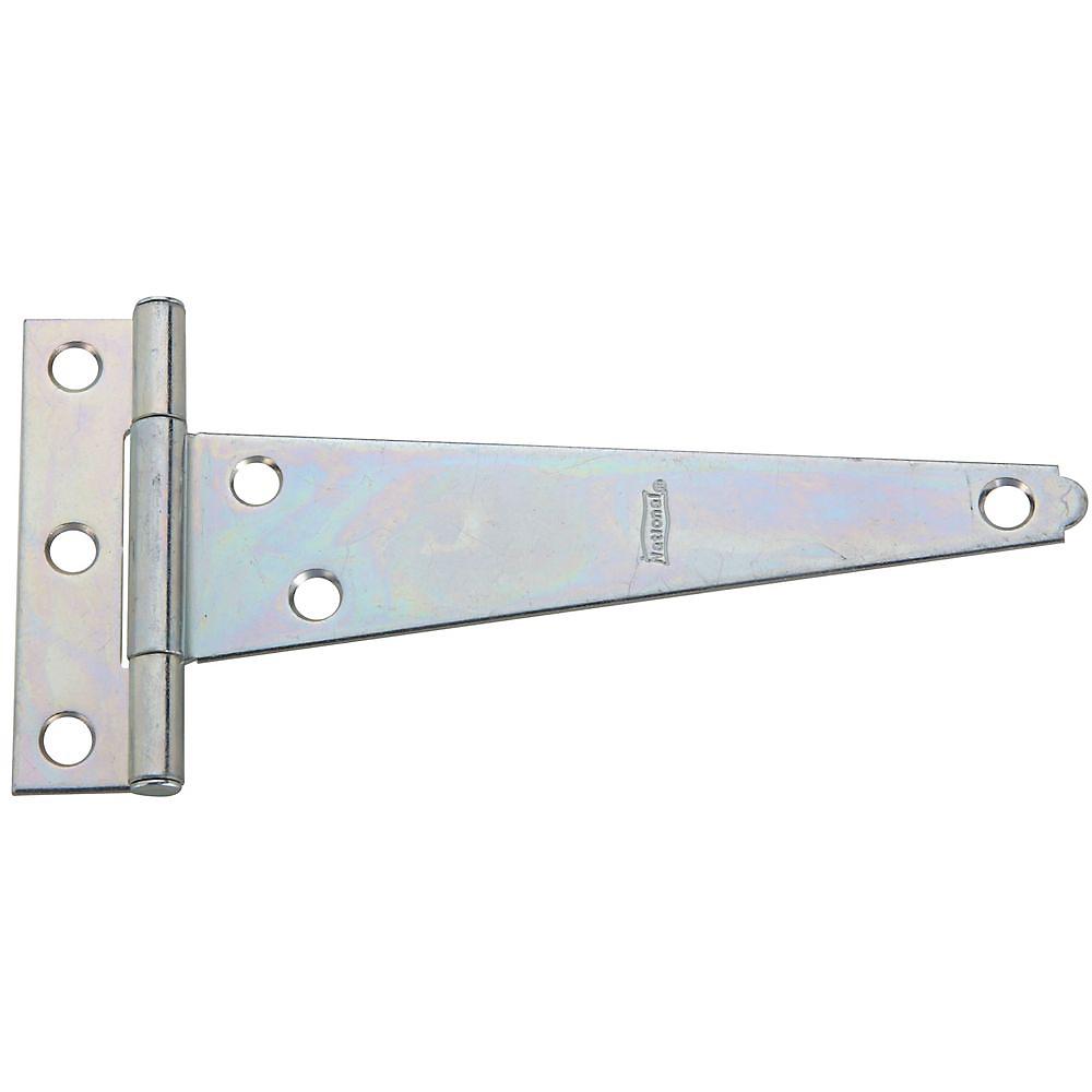 National Hardware - V284 6" Light T Hinge Zinc Plated