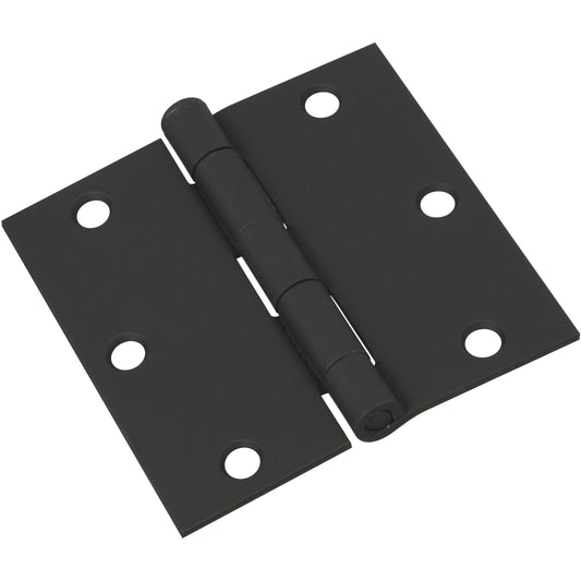 V512 3-1/2" SQR Hinge 1/pk - Black