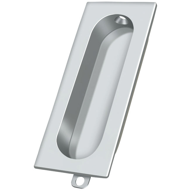 FP222U26 3-1/8" x 1-3/8" x 1/2" Flush Pull - Polished Chrome