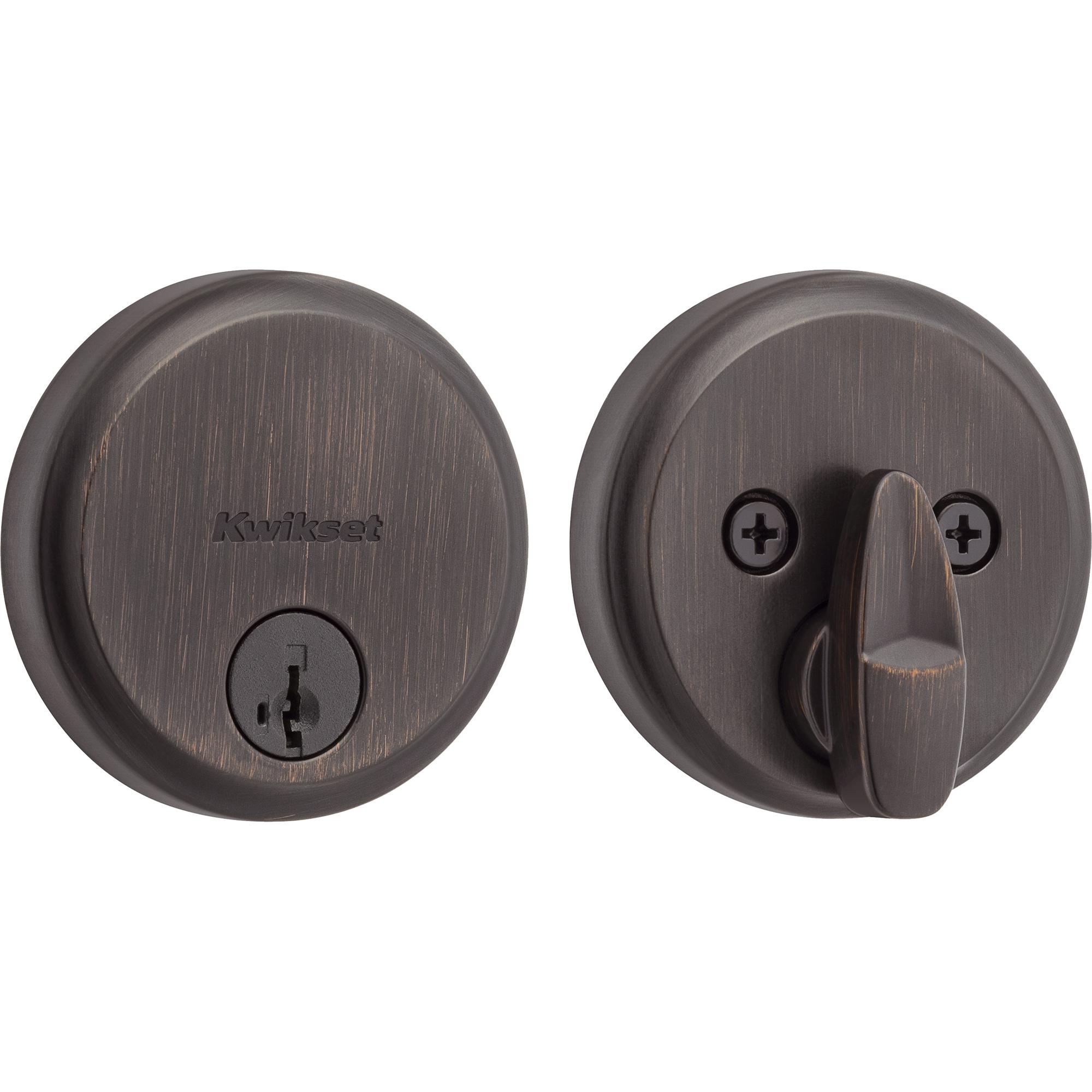 258 11P SMT 6AL STRKP K3 Hometown 1-Cyl Deadbolt - Venetian Bronze