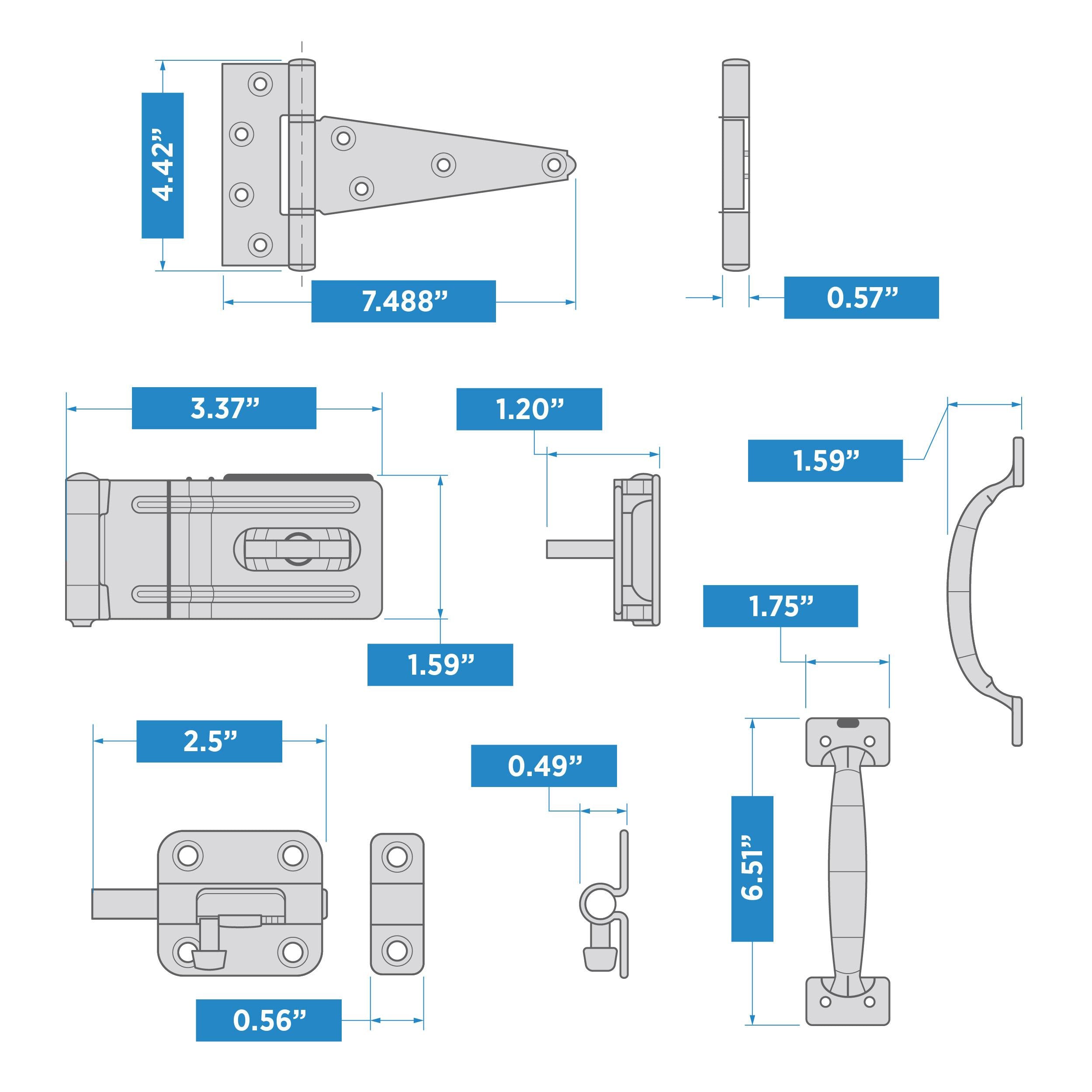 V1113 Shed Kit - Black