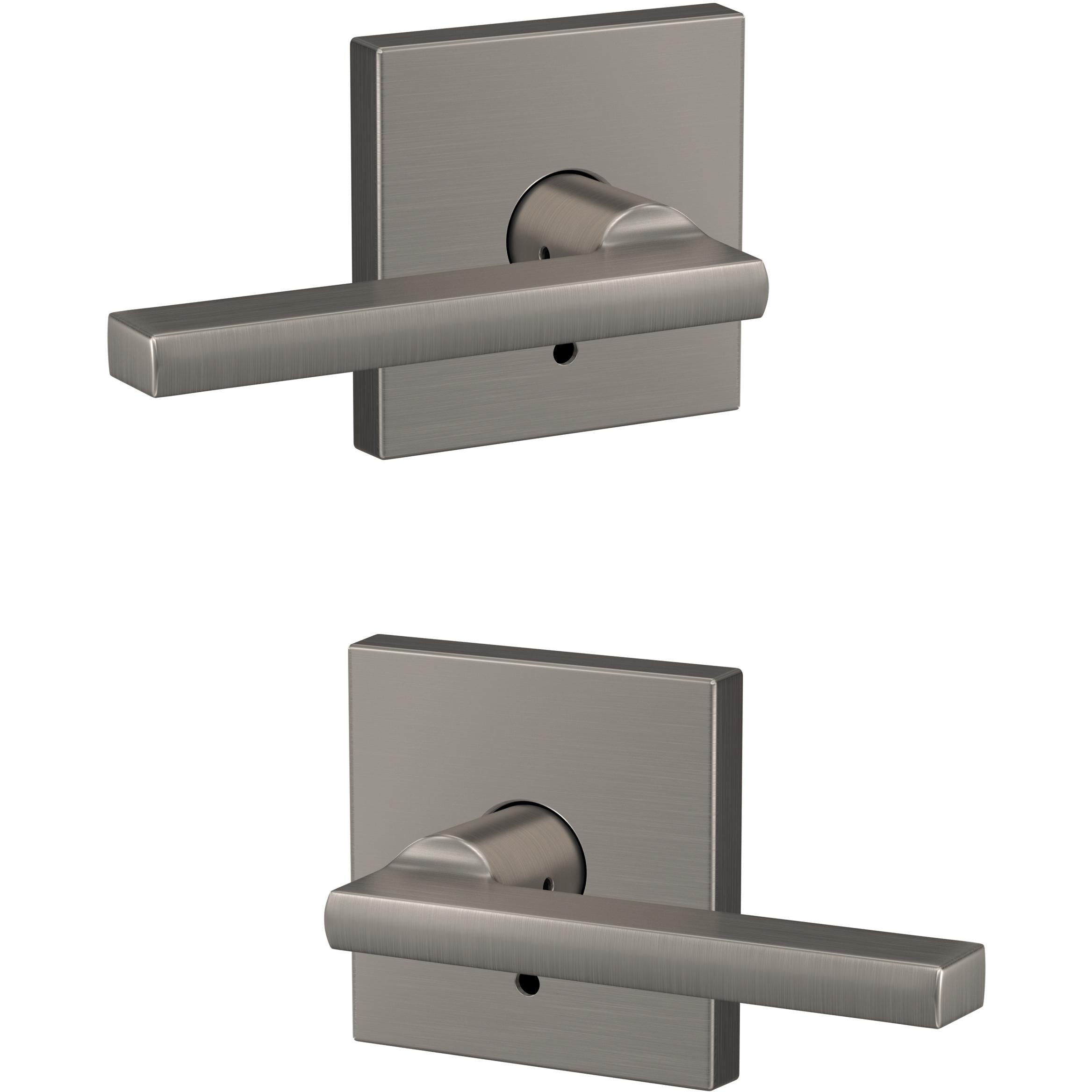 FC172LAT619COL Latitude / Collins Dummy 2/pk - Satin Nickel
