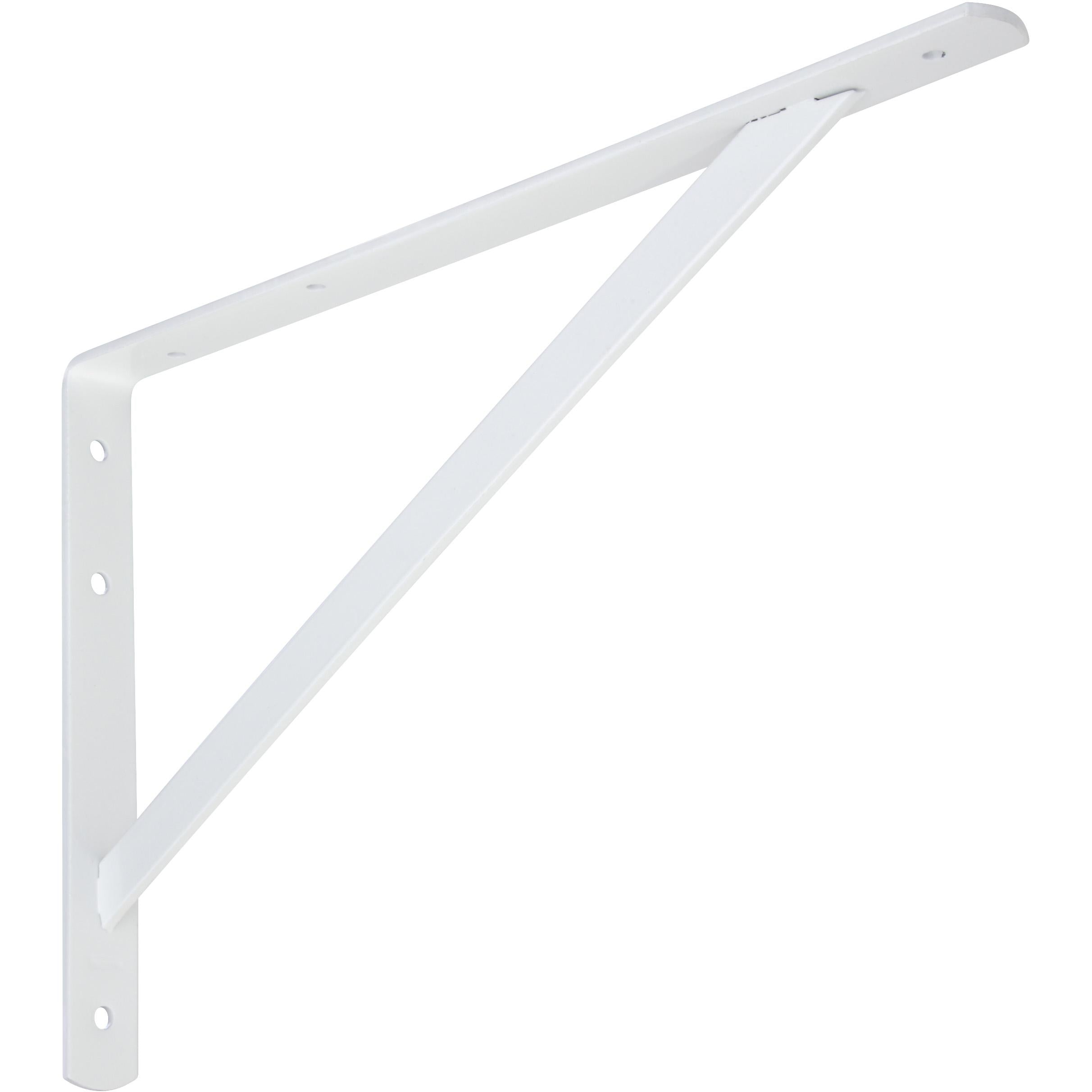 111BC 16" Super Strength Shelf Bracket - White