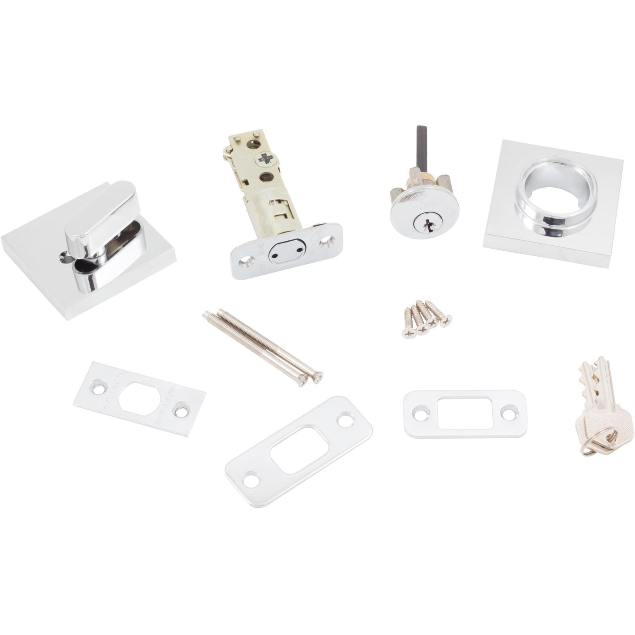 Contemporary Square Deadbolt
