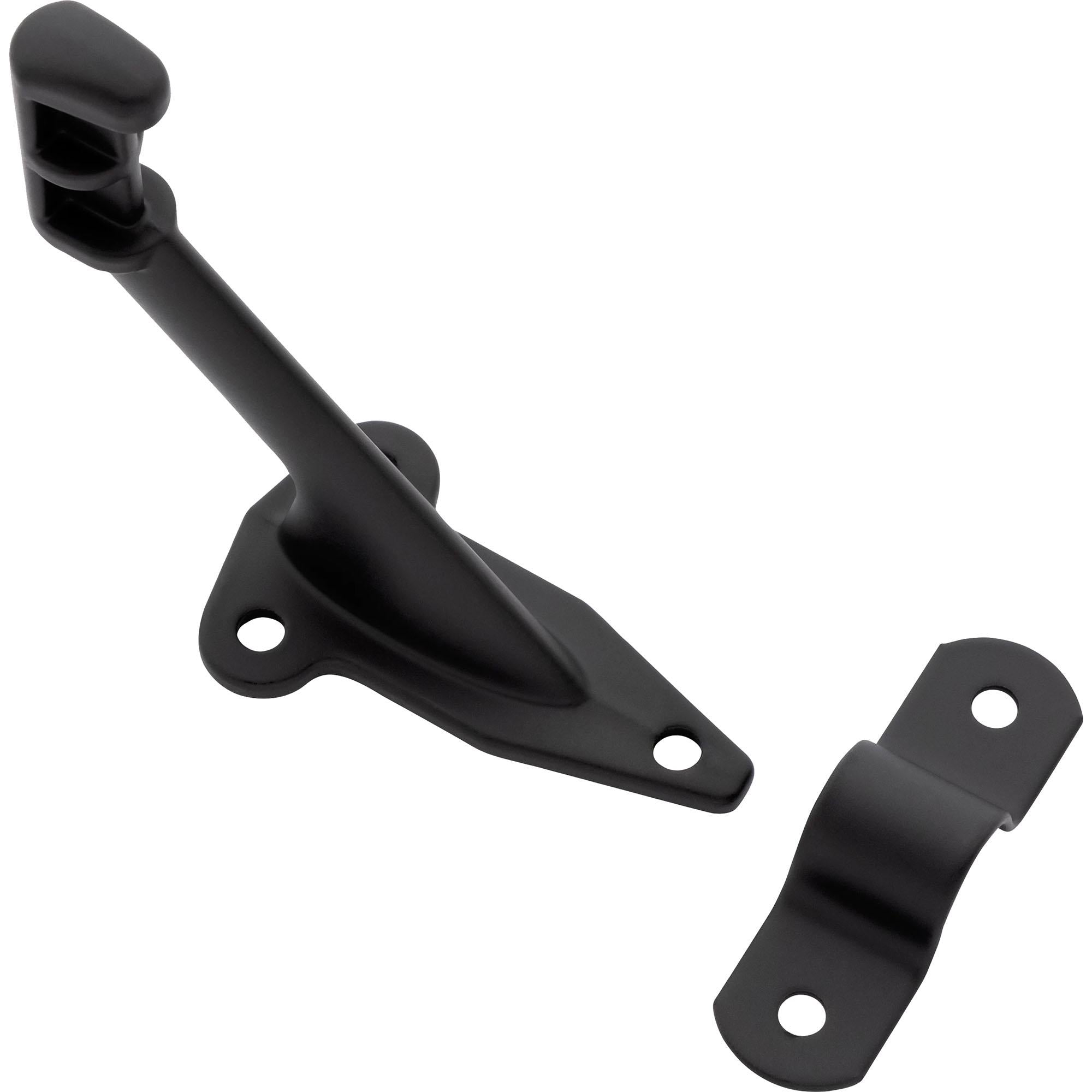 1420 2 Piece Handrail Bracket - Matte Black
