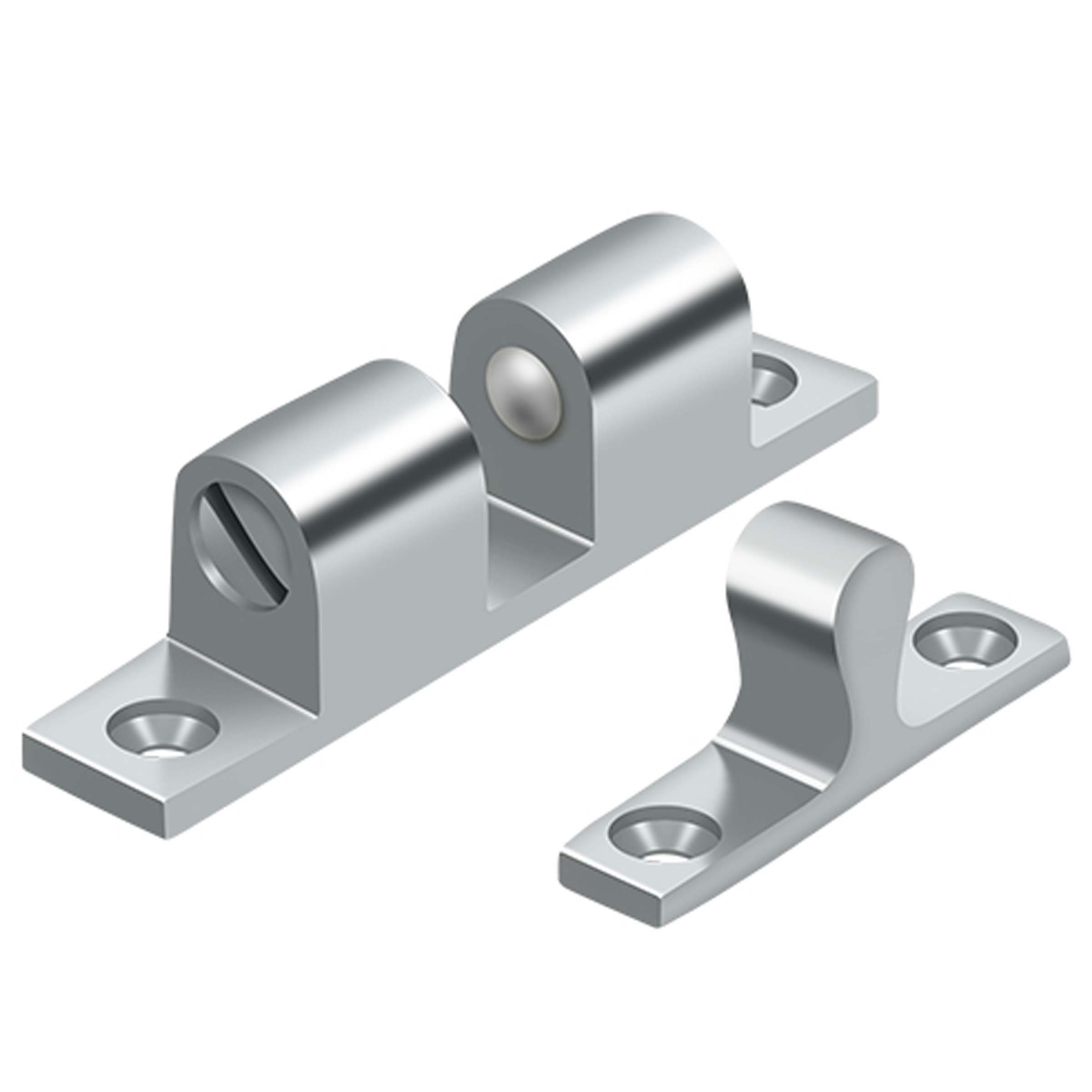 Deltana BTC20U26 Solid Brass 2.3-Inch x 0.4-Inch Ball Tension Catch