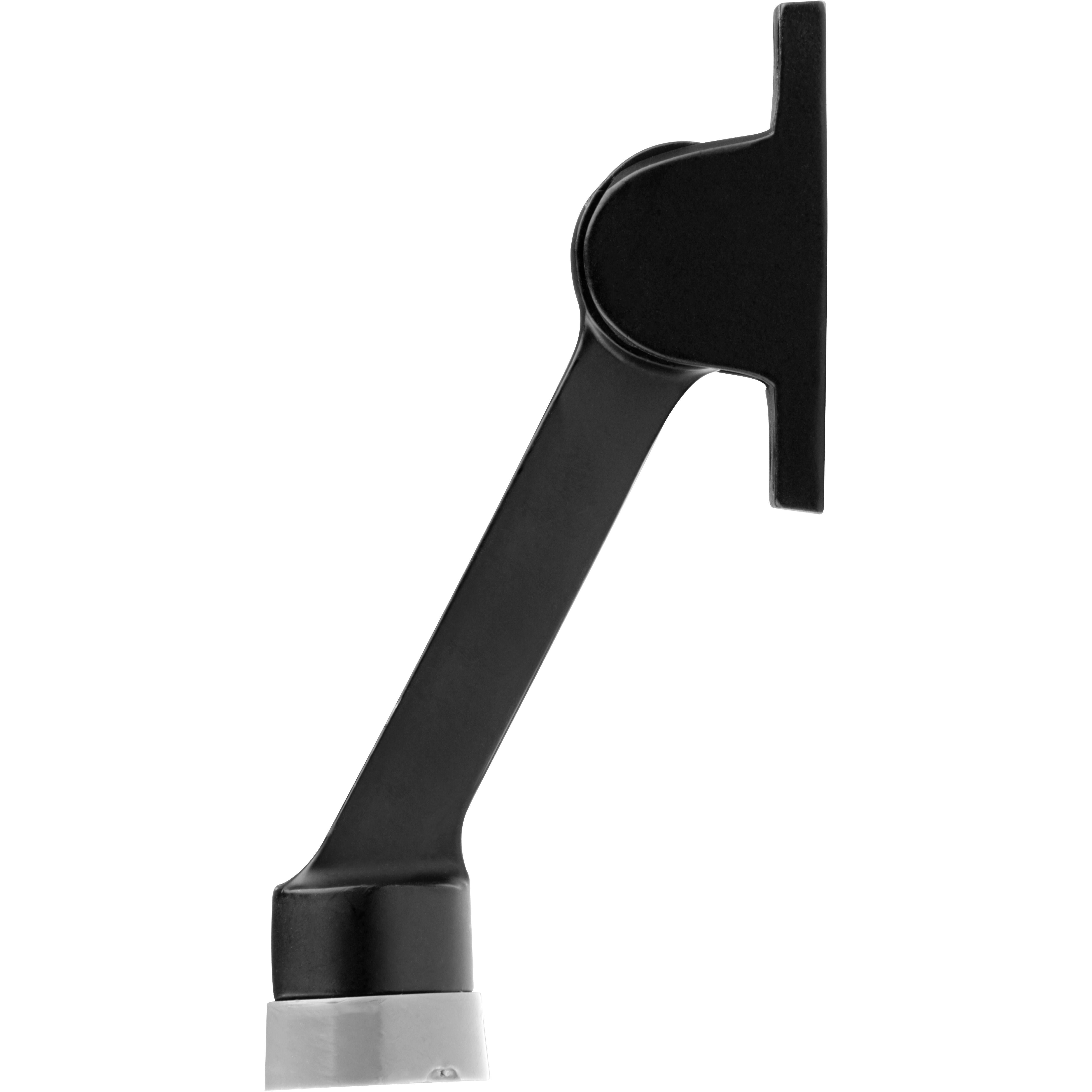 National Hardware - SPB5878 4" Commercial Grade Brass Kickdown Door Stop - Oil Rubbed Bronze