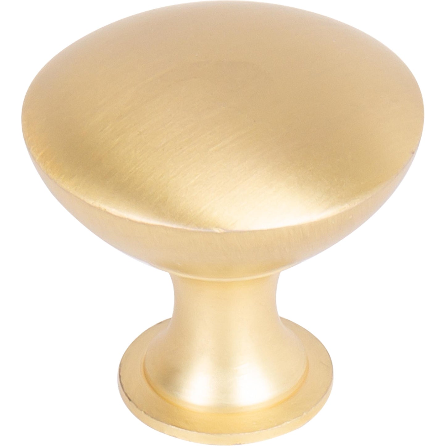Stone Harbor Hardware Classic Cabinet Knob, 1-1/8 Inches, Satin Brass