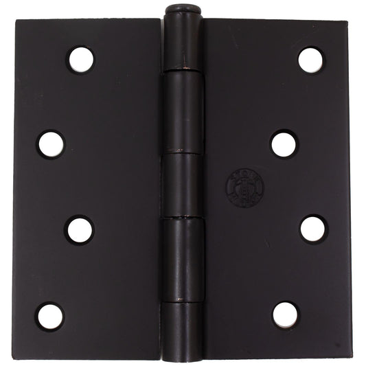 Stone Harbor Hardware Standard Hinge, 4 Inches, Square Corner, Bulk Pack (100 Each), Oil-Rubbed Bronze