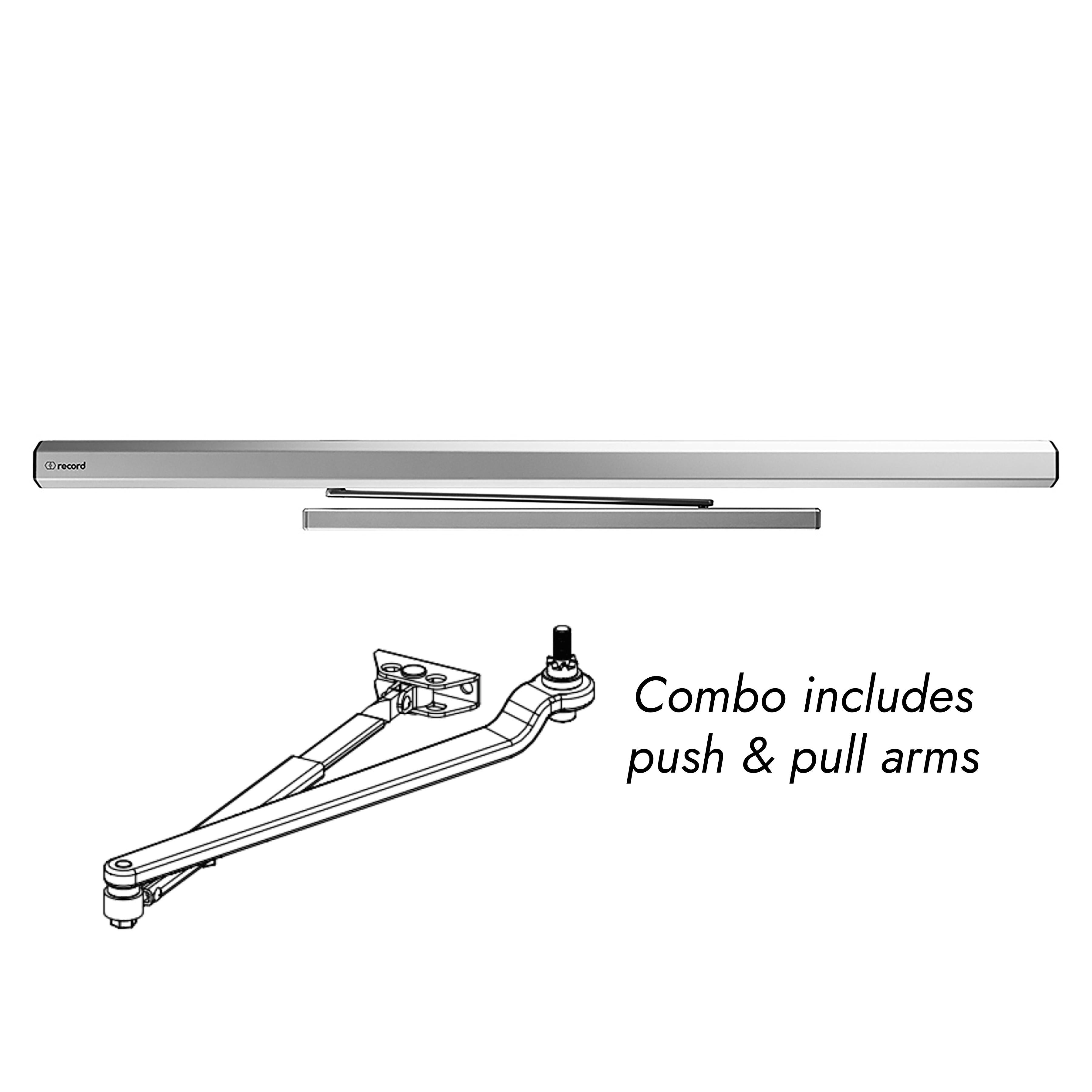 HA7 39" Slim Single Door Operator - Satin Aluminum