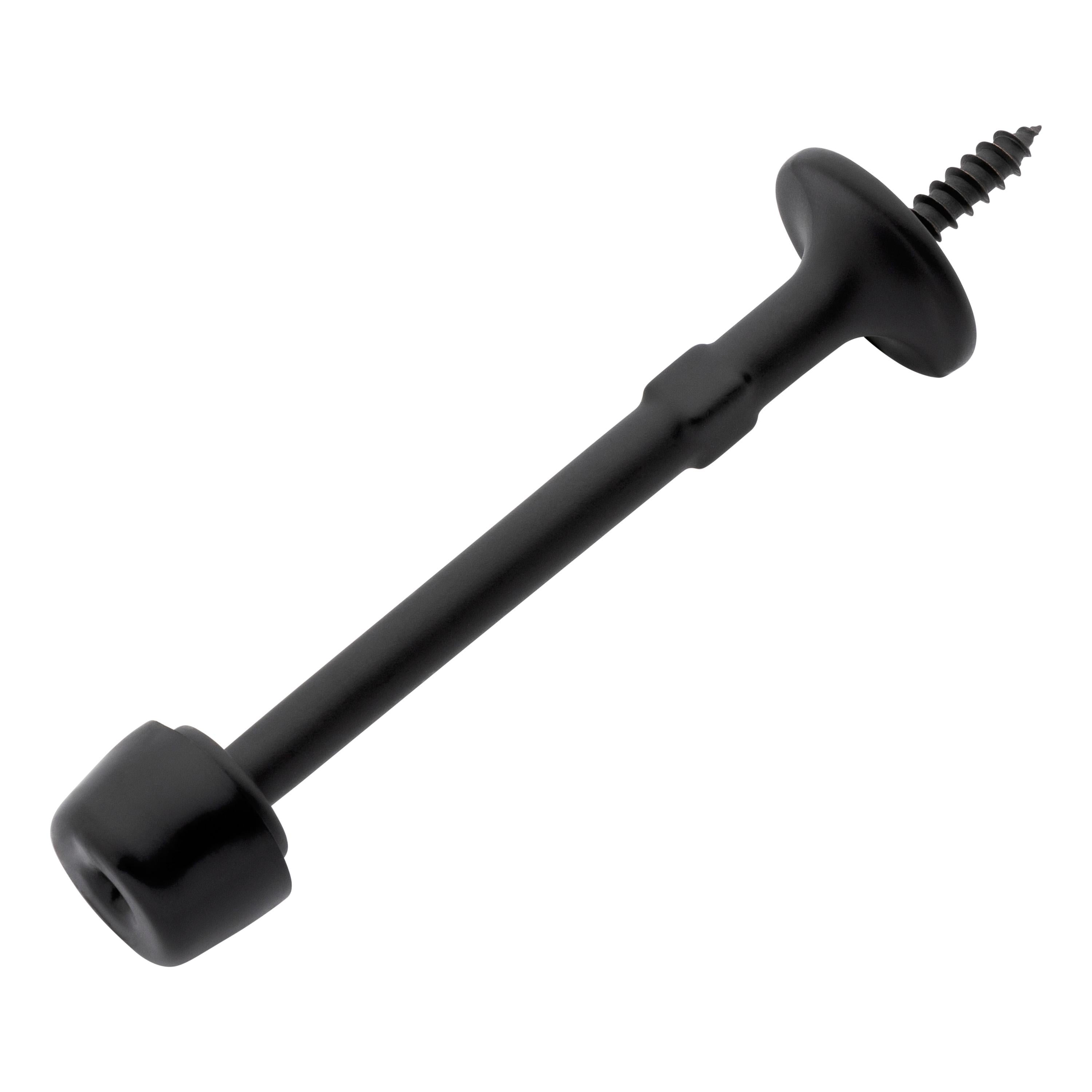 1405 4" Rigid Door Stop - Matte Black