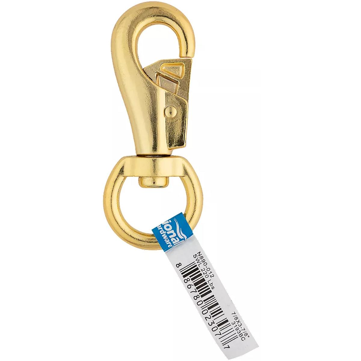 3193BC 7/8" x 3-7/8" Cattle Snap 4/pk - Solid Bronze