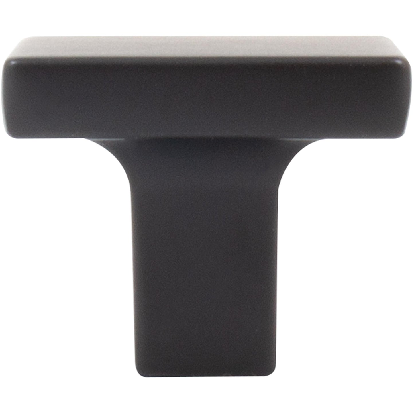Stone Harbor Hardware Contemporary Square Cabinet Knob, 1-1/8 Inches, Zinc Base Material, Matte Black