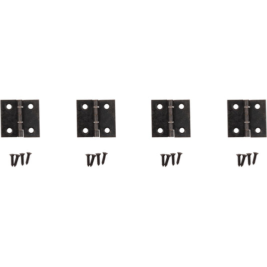 National Hardware - V1802 1" Hinge 4/pk - Oil-Rubbed Bronze