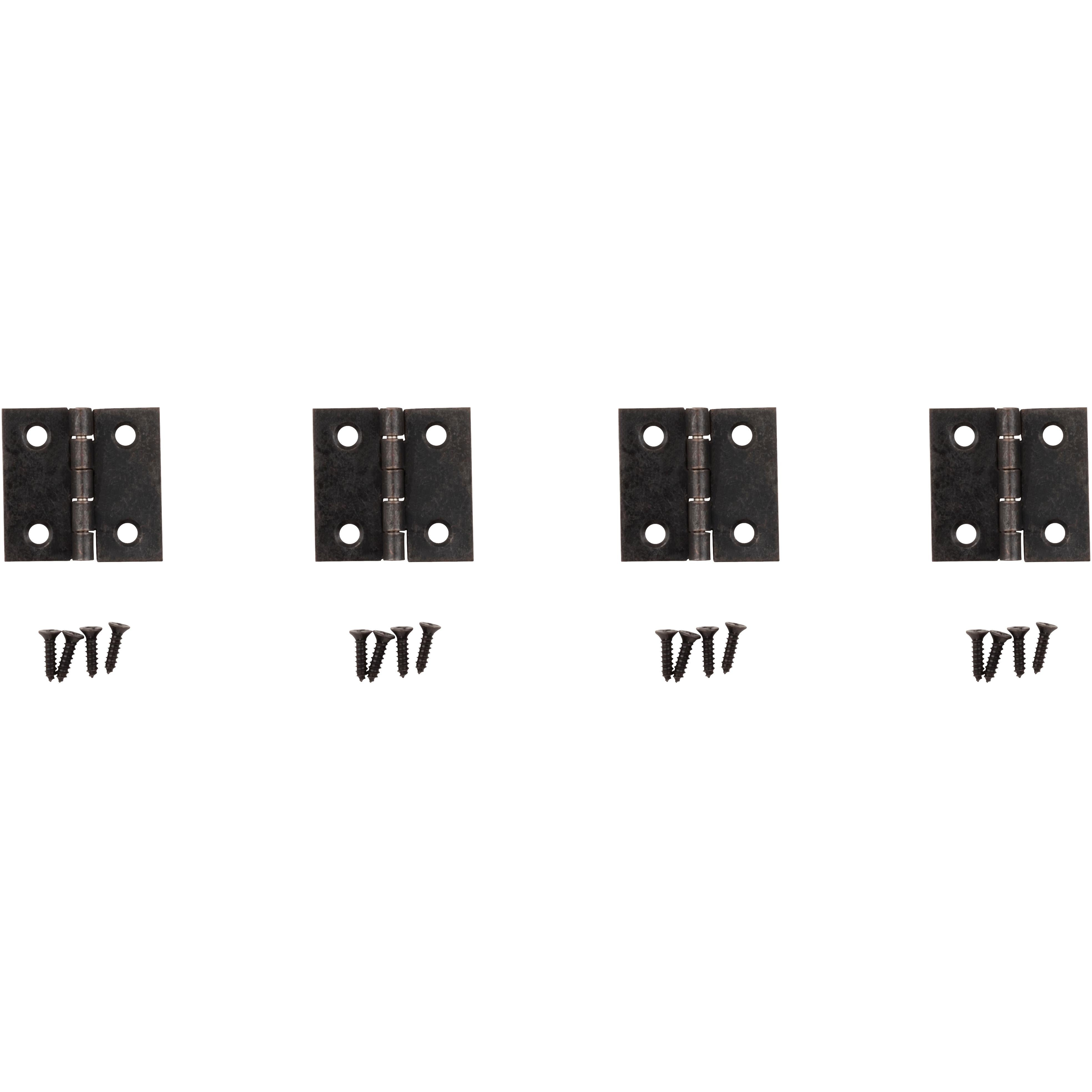 National Hardware - V1802 1" Hinge 4/pk - Oil-Rubbed Bronze