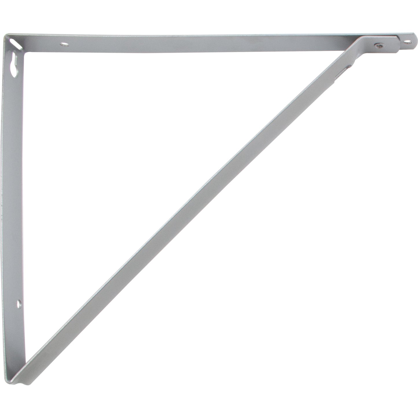 Stone Harbor Hardware Shelf Bracket, Powder Coated, 10-1/4 Inches, Platinum