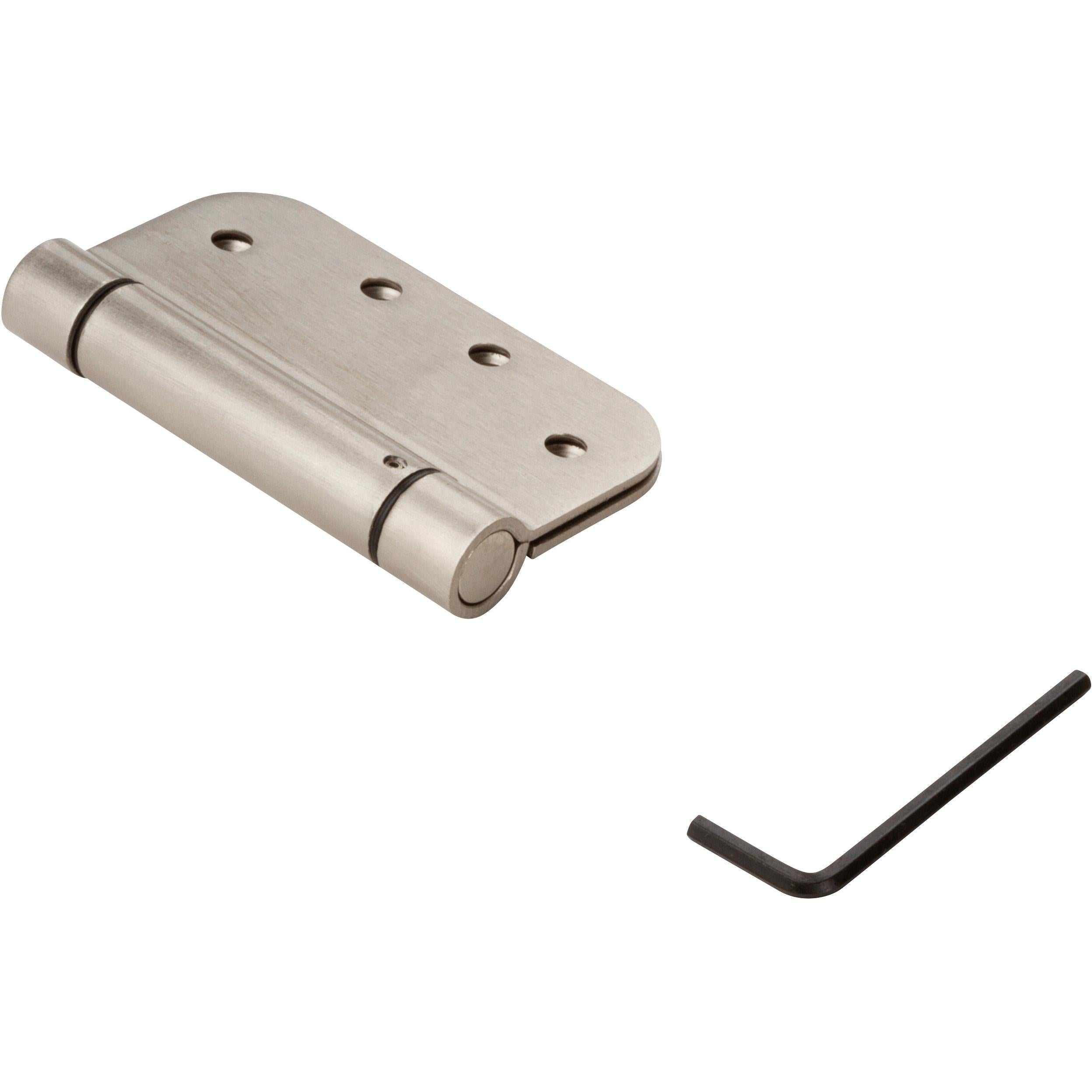 V522 4" Spring Hinges 1/pk - Satin Nickel