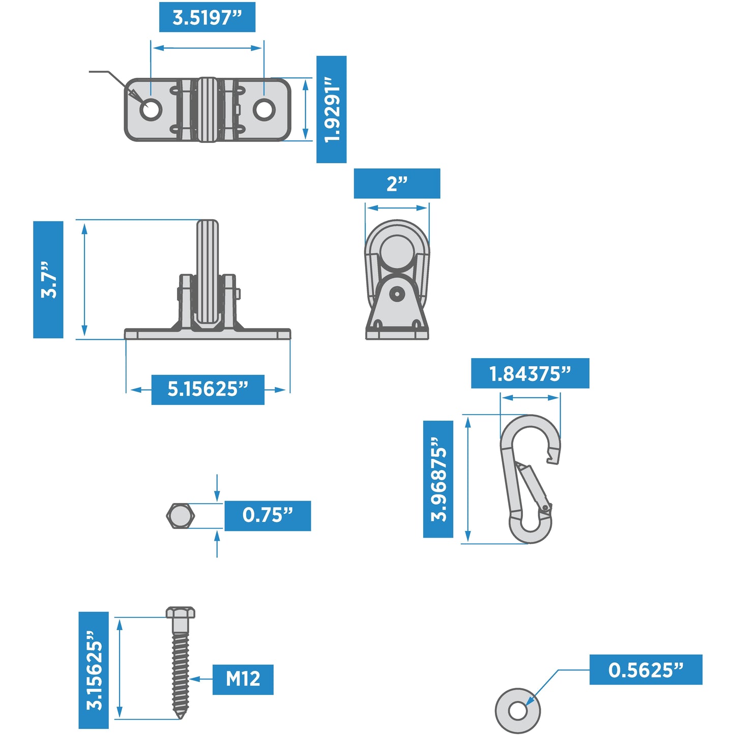 918 Porch Swing Kit