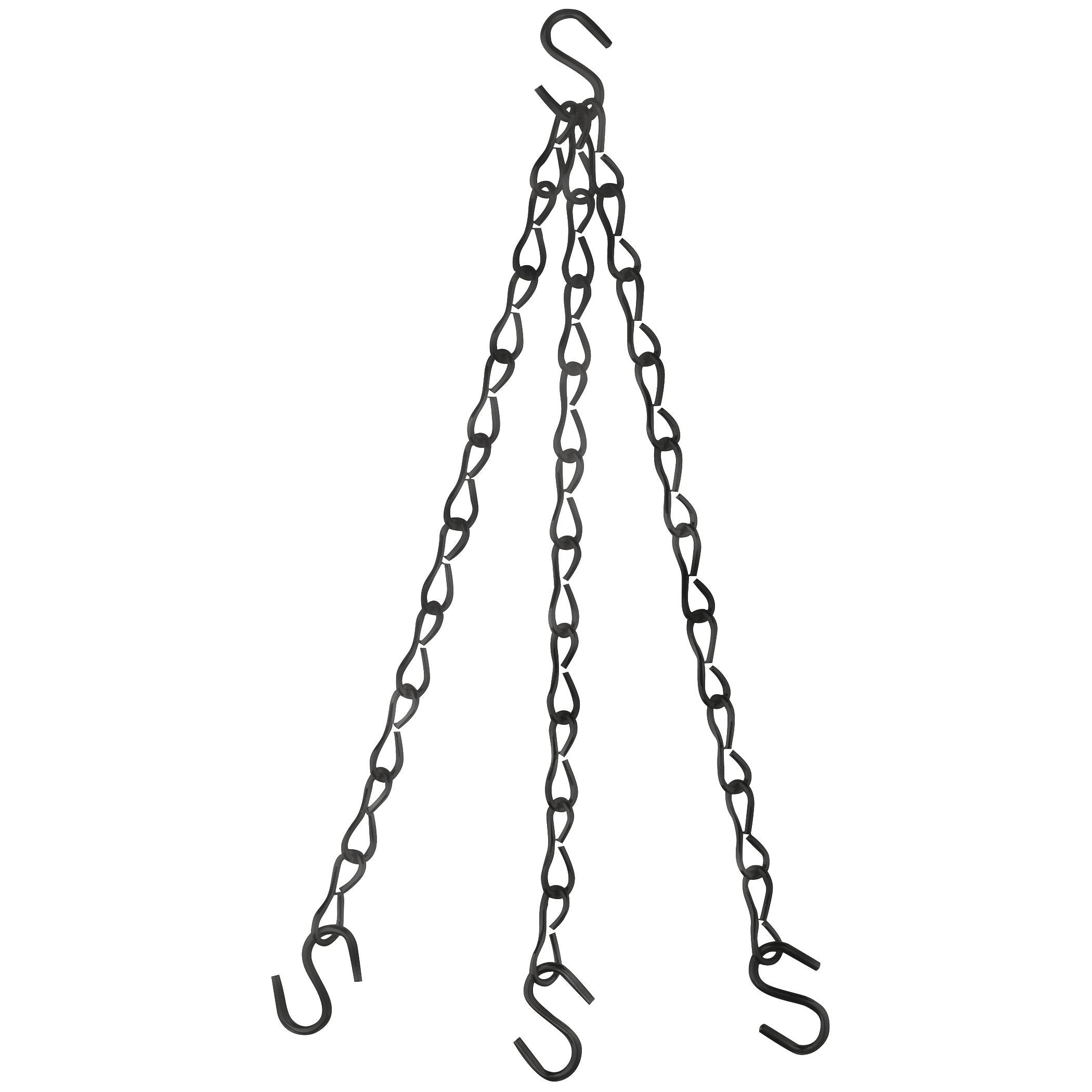 National Hardware - V2663 18" Flower Plant Chains - Black