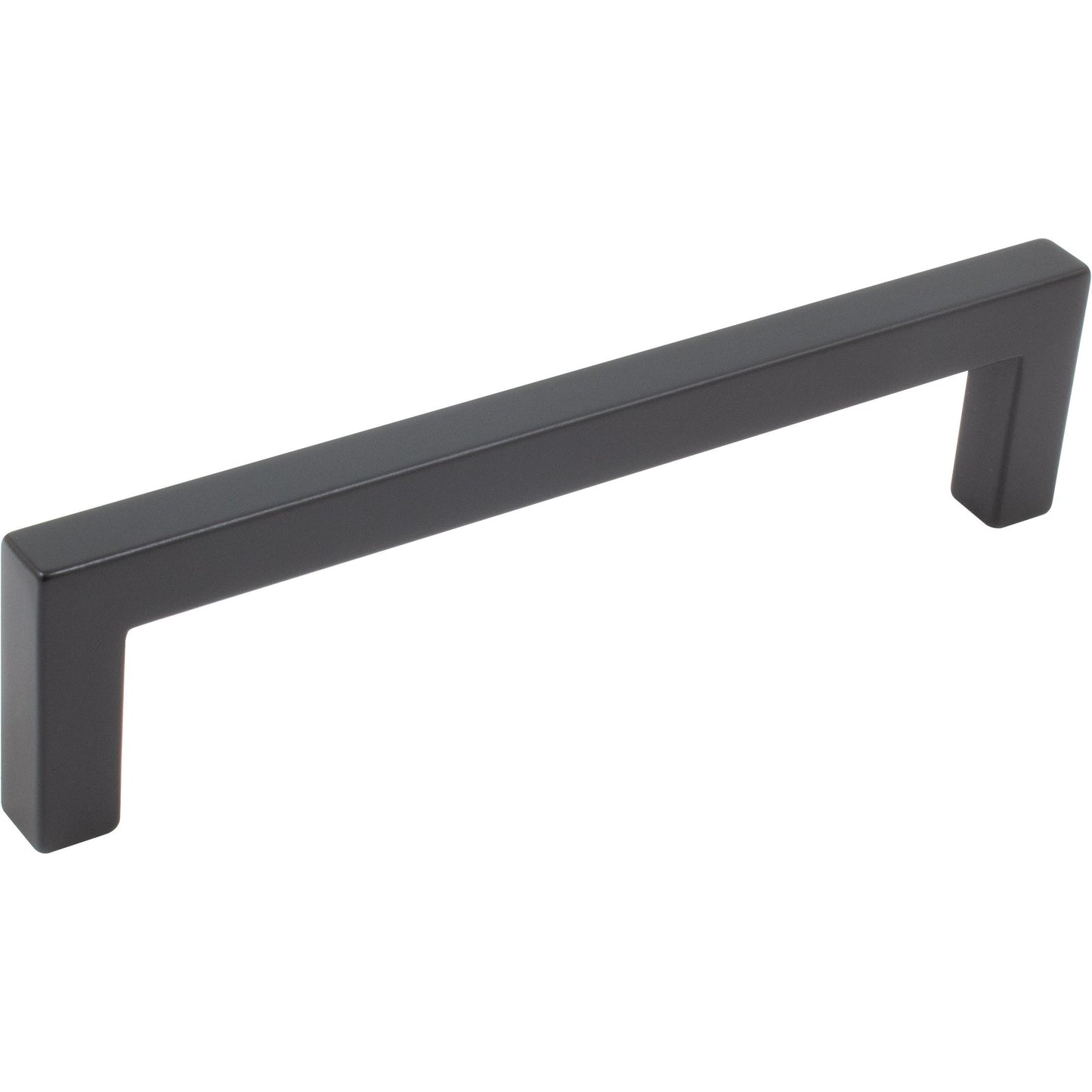 Stone Harbor Hardware Contemporary Square Cabinet Pull, 128 Millimeters, Zinc Base Material, Matte Black