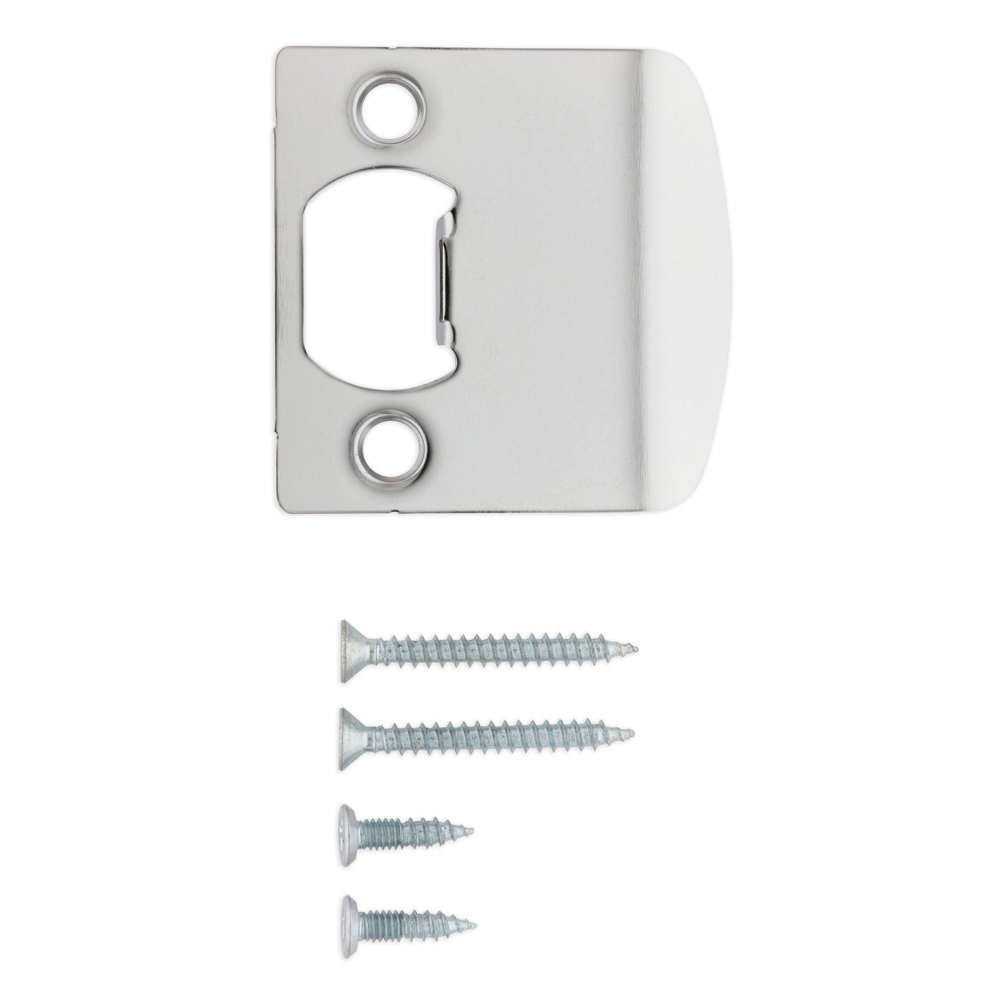 83537-002 2-1/4" x 1-3/4" (2-1/4" OAL) SC Extended Lip Strike - Polished Chrome