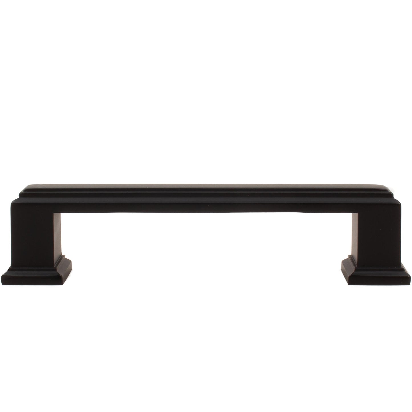 Stone Harbor Hardware Metropolis Cabinet Pull, 96 Millimeters, Matte Black