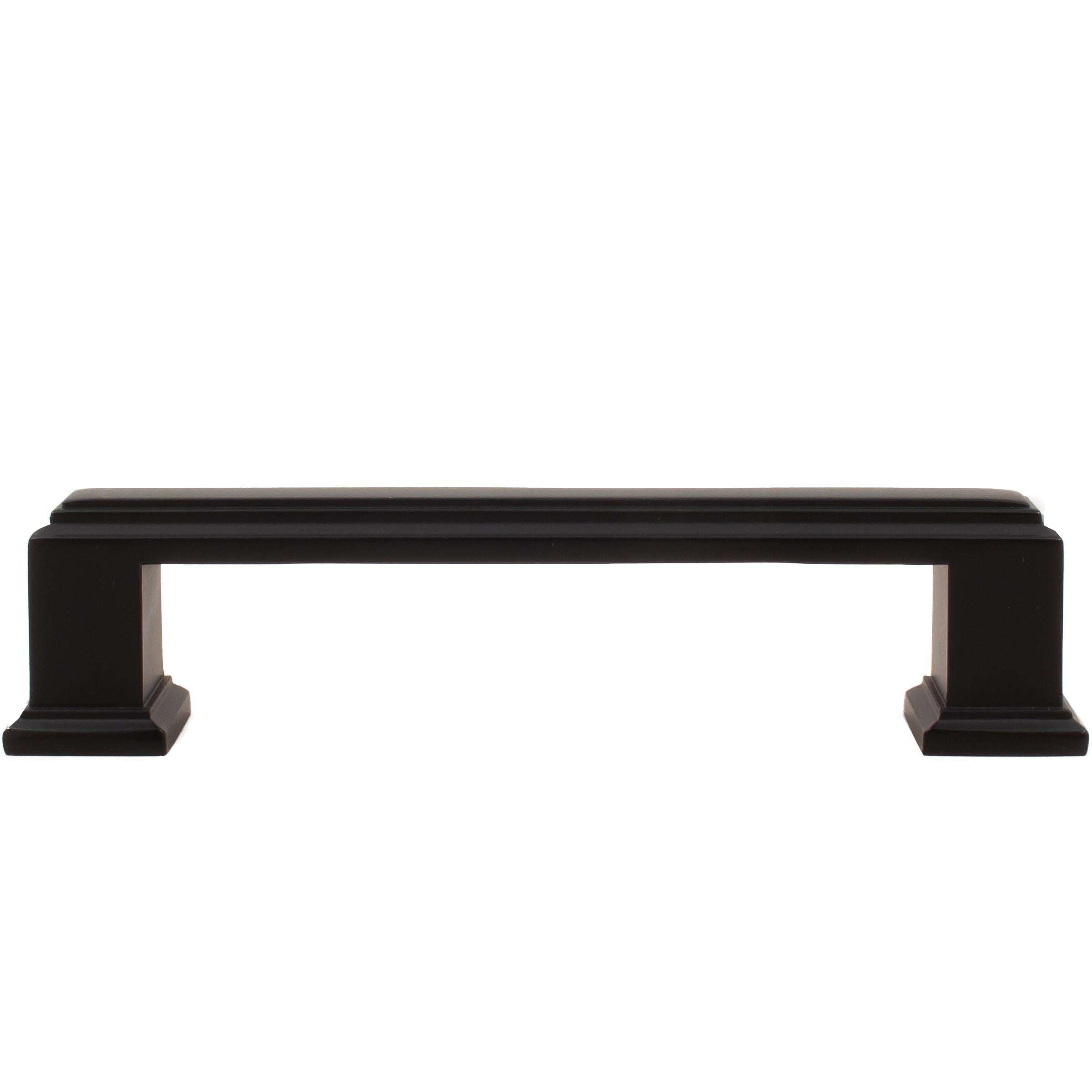 Stone Harbor Hardware Metropolis Cabinet Pull, 96 Millimeters, Matte Black