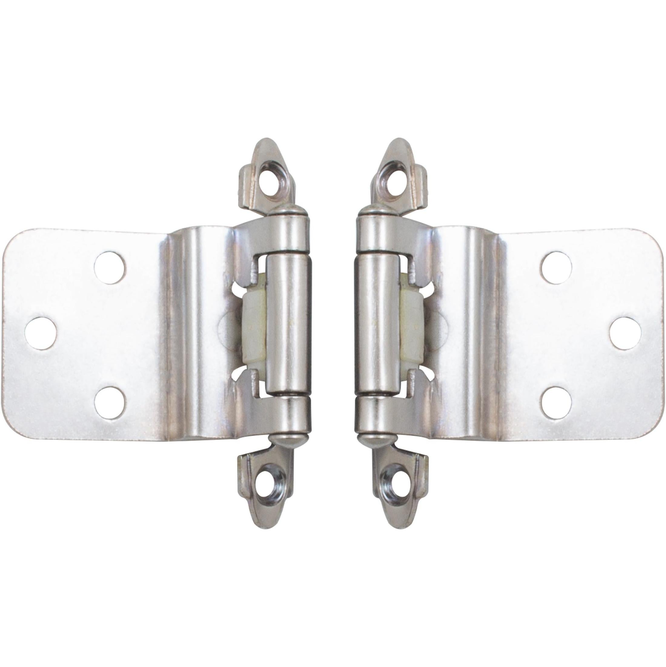 Self-Closing Inset Cabinet Hinge, 3/8 Inches, 1-Pair