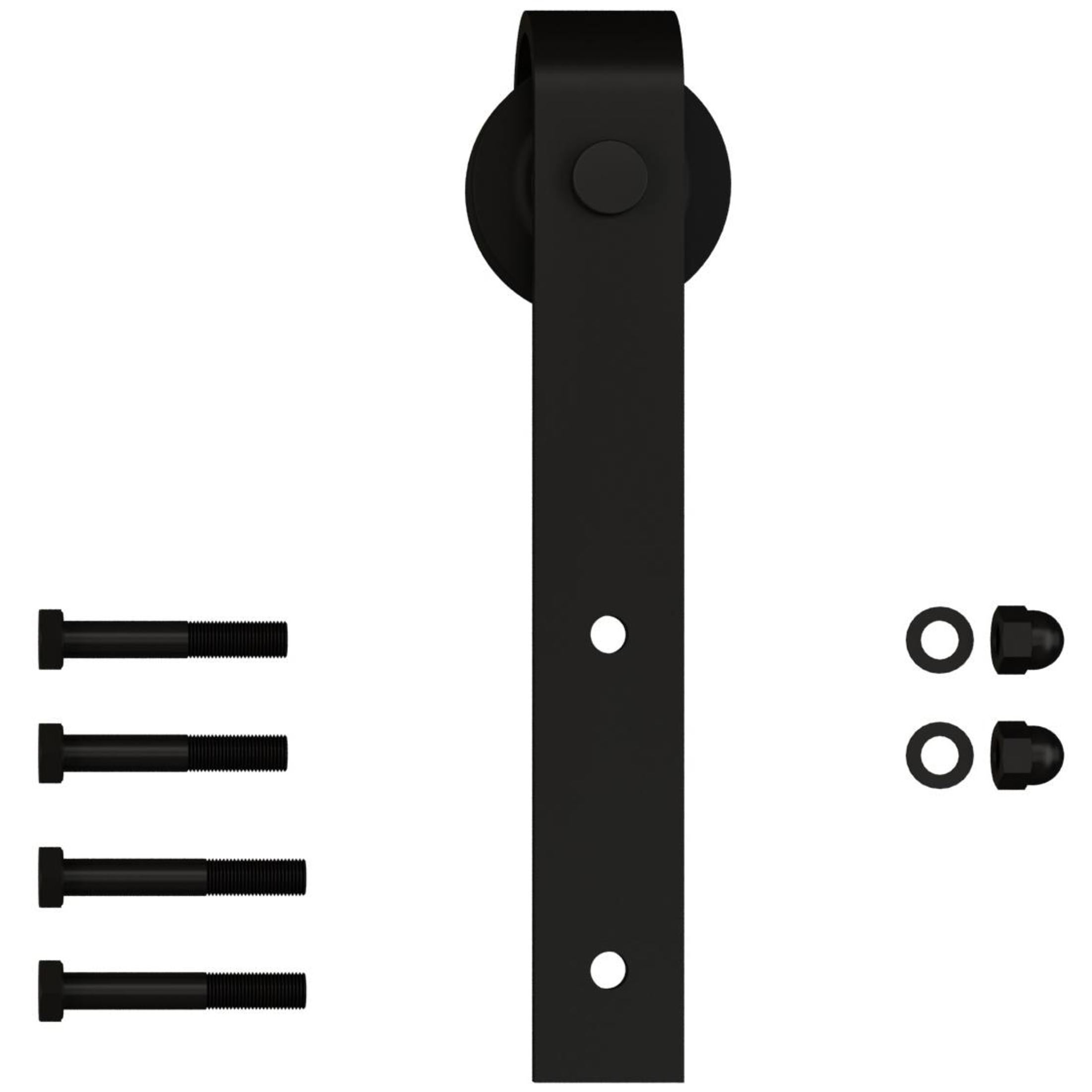 Barn Strap Style Hanger with Fasteners (No Track)