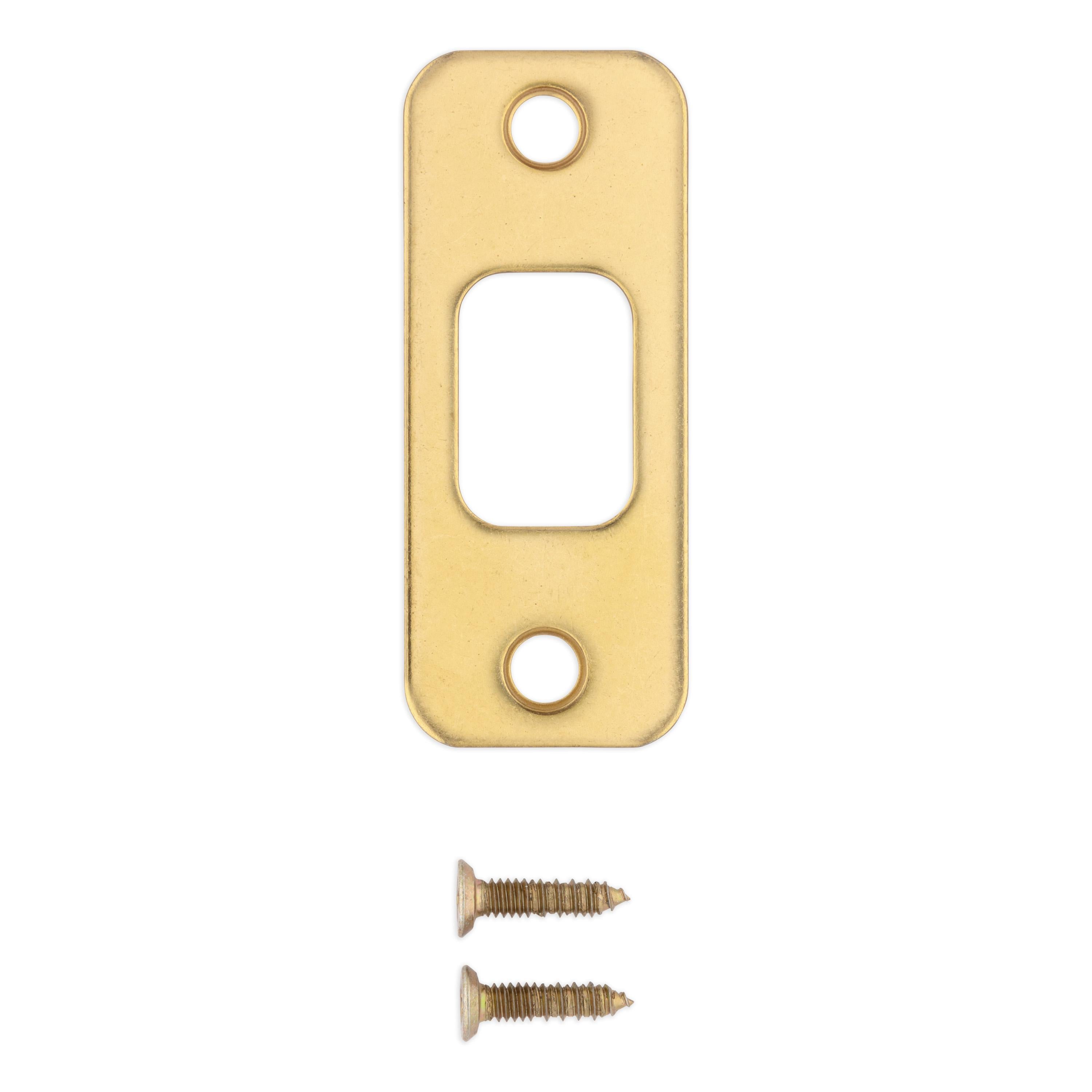 85279-003 1-1/8" x 2-3/4" RC Deadbolt Strike - Polished Brass