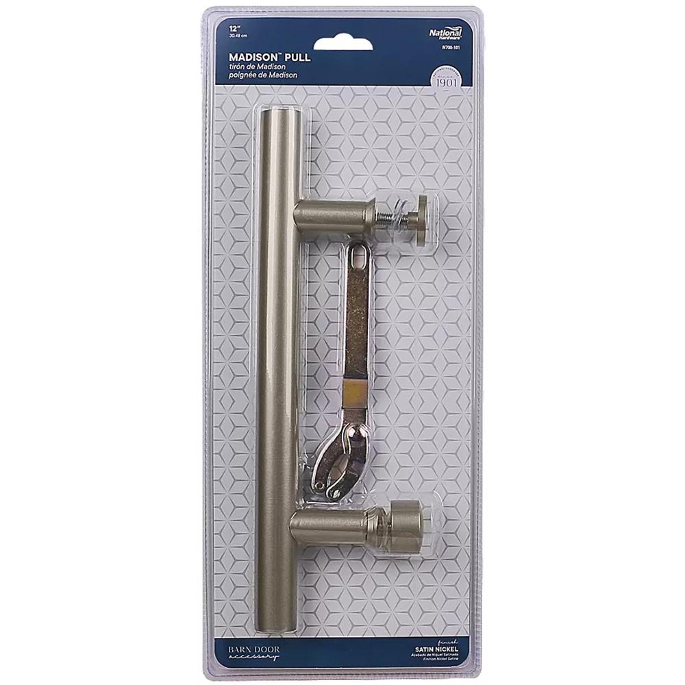 National Hardware - V1001 12" Madison Pull - Satin Nickel