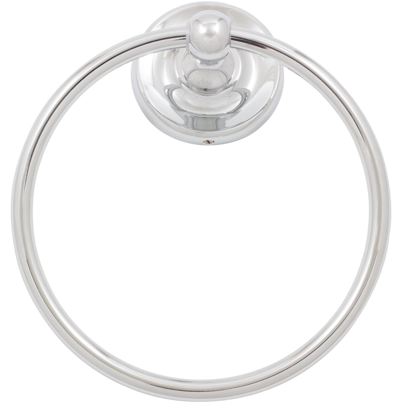 Stone Harbor Hardware Portland Towel Ring, Polished Chrome
