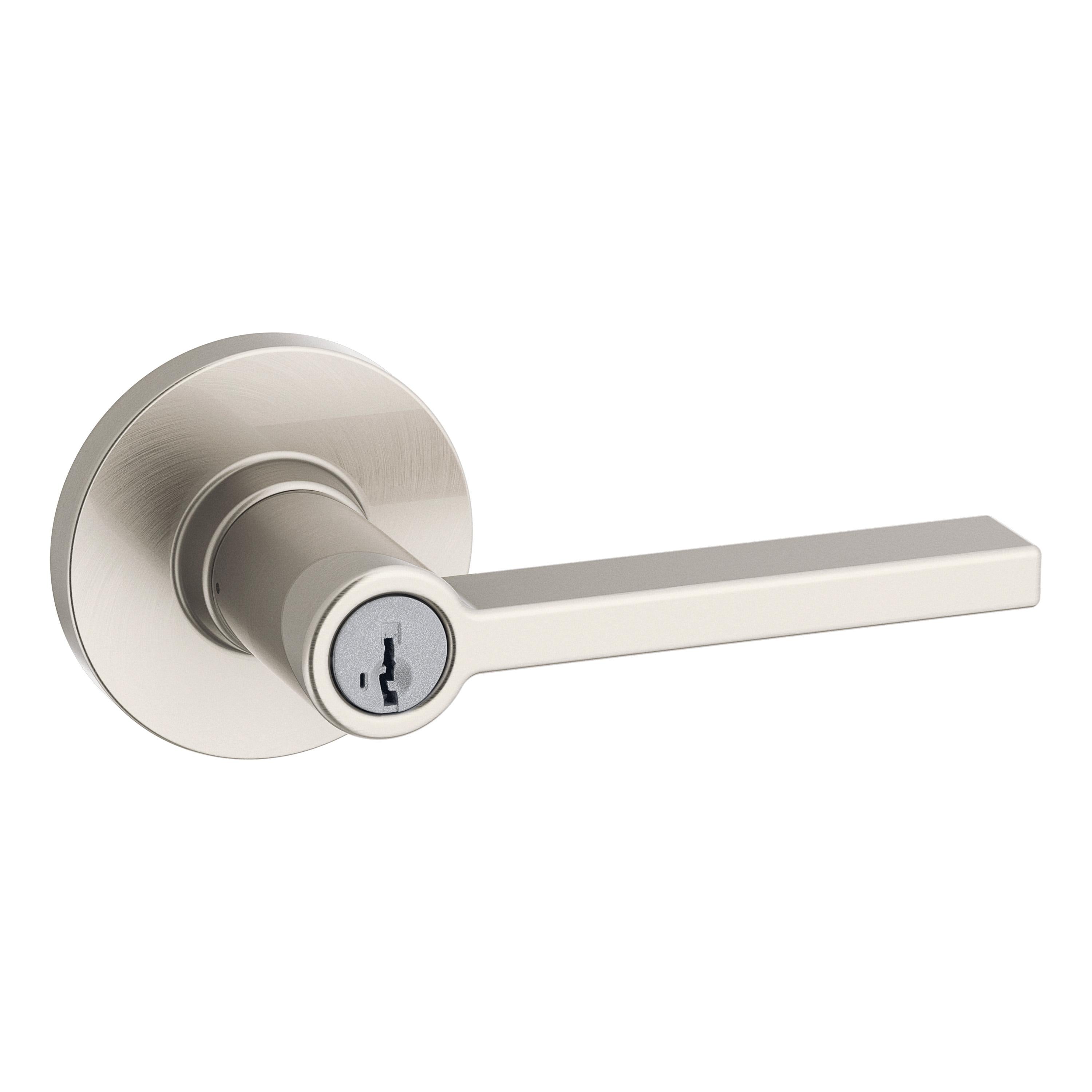 438CSL RDT 15 SMT RCAL UL 3031 23155 LK Casey Entry Less Keys- Satin Nickel