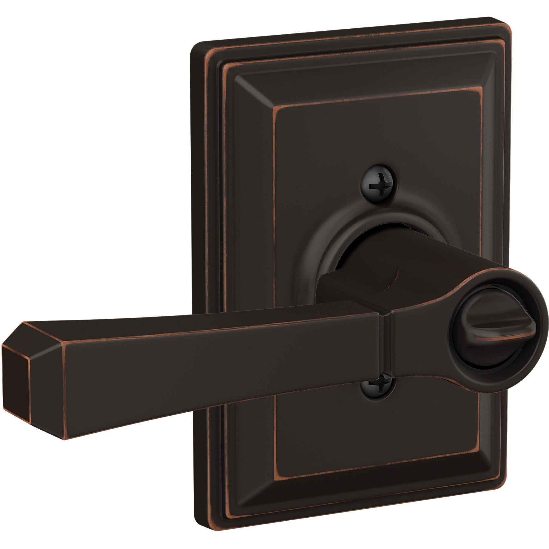 F51ARVT716GDV 16-211 10-063 K4 Rivington / Grandville Entry - Aged Bronze