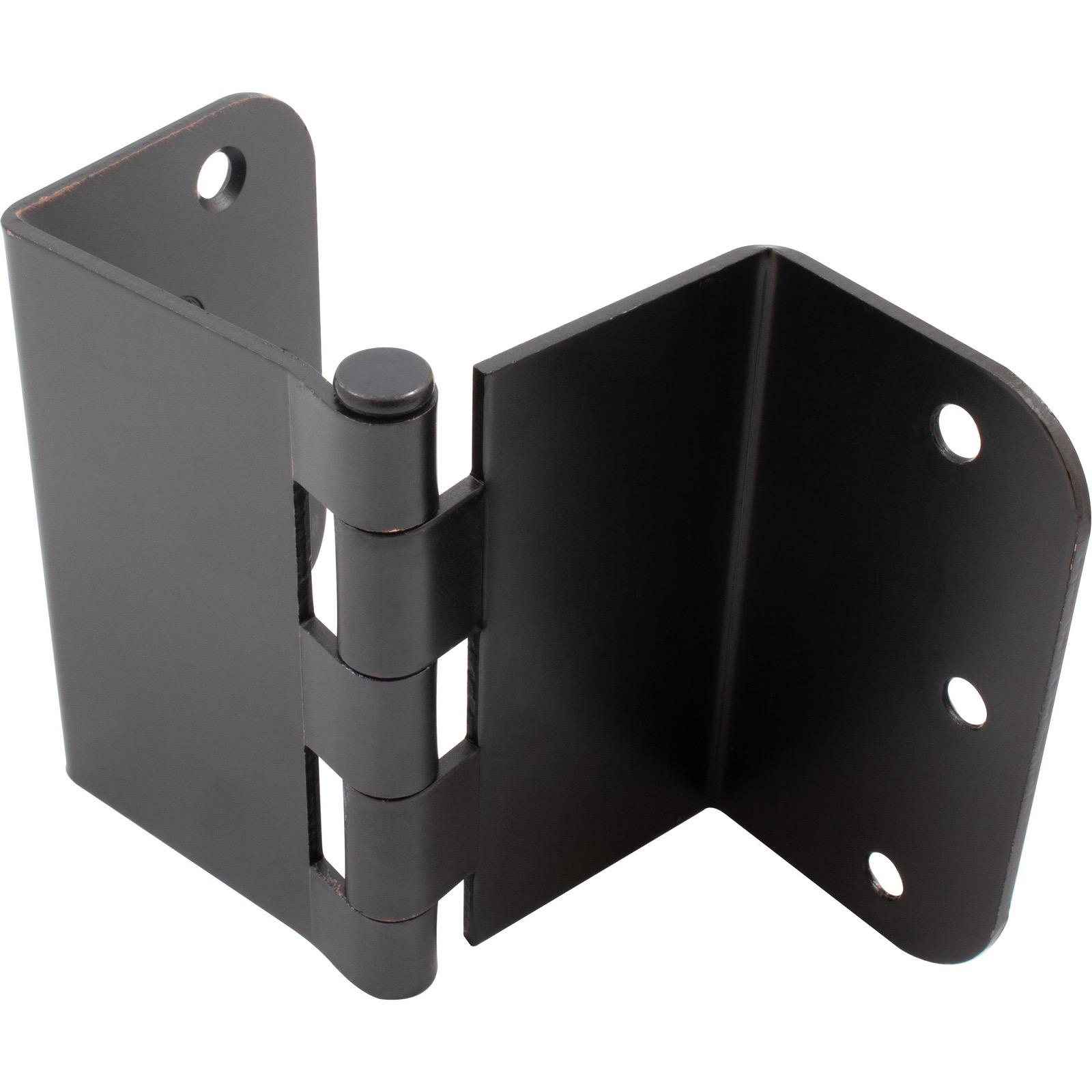 Swing Clear Offset Hinge, 3-1/2 Inches, 5/8" Radius Corner, Fits Doors 1-3/8" to 1-3/4" Thick, 2-Pack