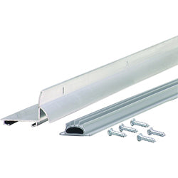 06015 - Aluminum L-Shape Screw-On Under Door Seal, 36 Inches, Aluminum