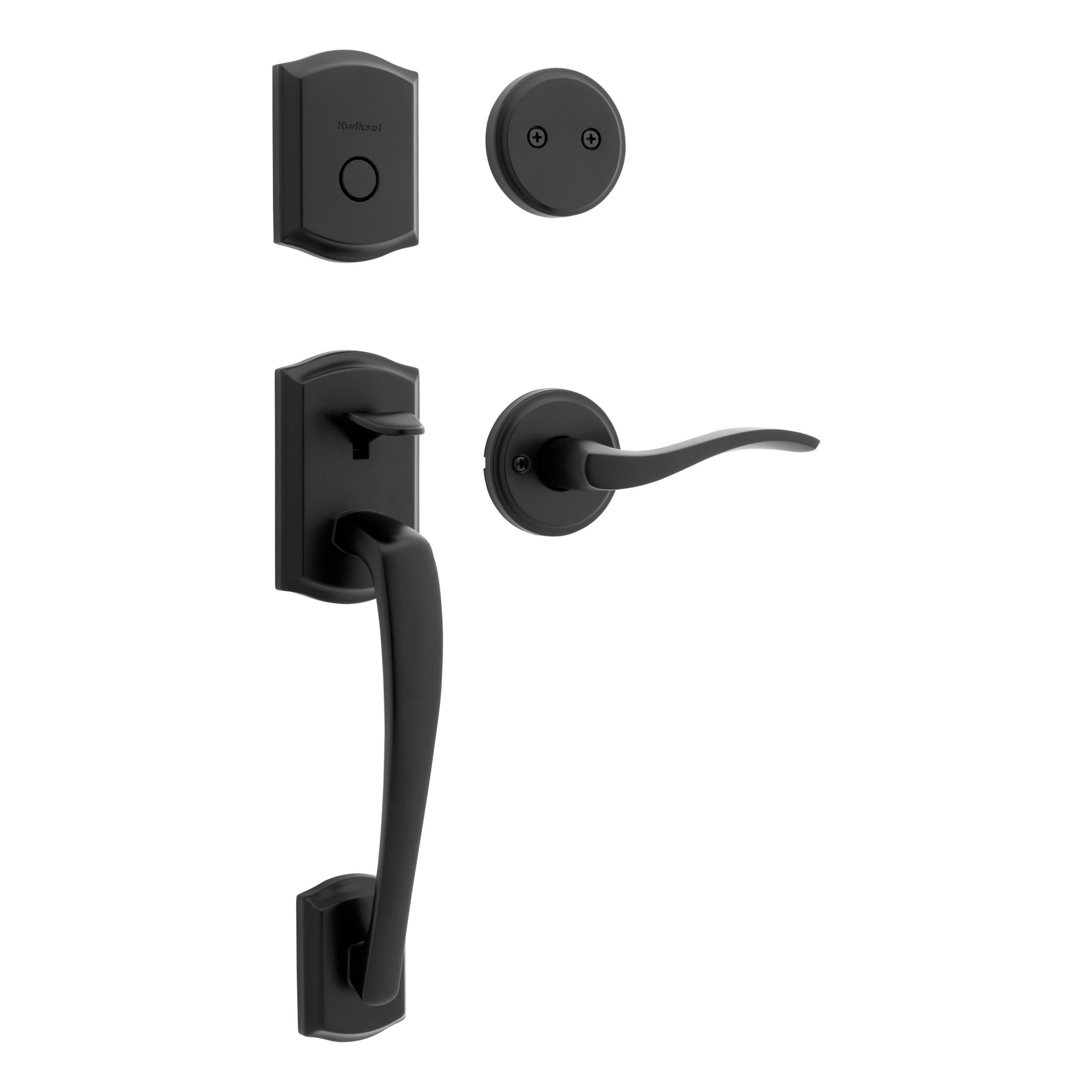 819PTHXSEL 514 Prescott / Sedona Dummy Handleset - Matte Black