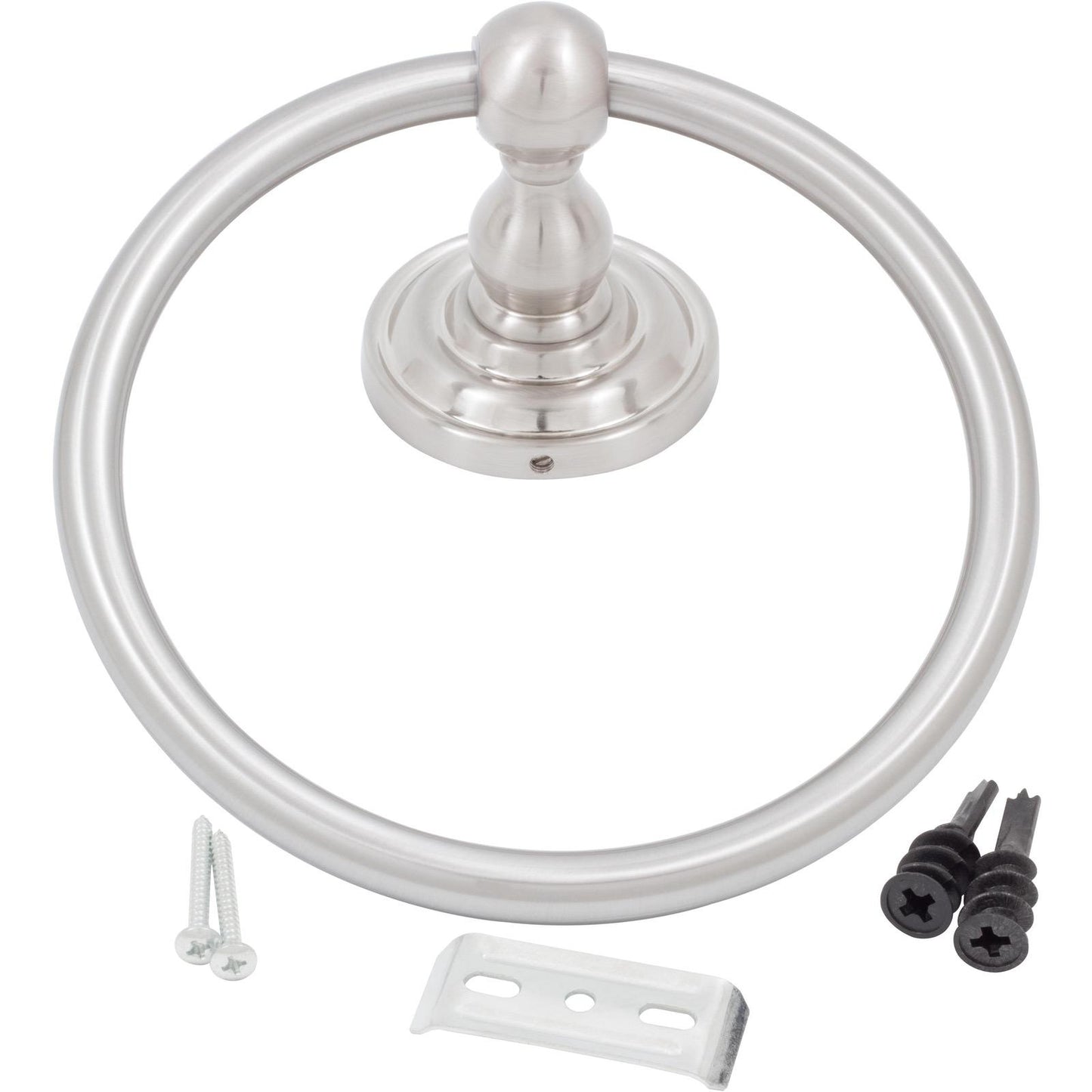 Stone Harbor Hardware Charlotte Towel Ring, Satin Nickel