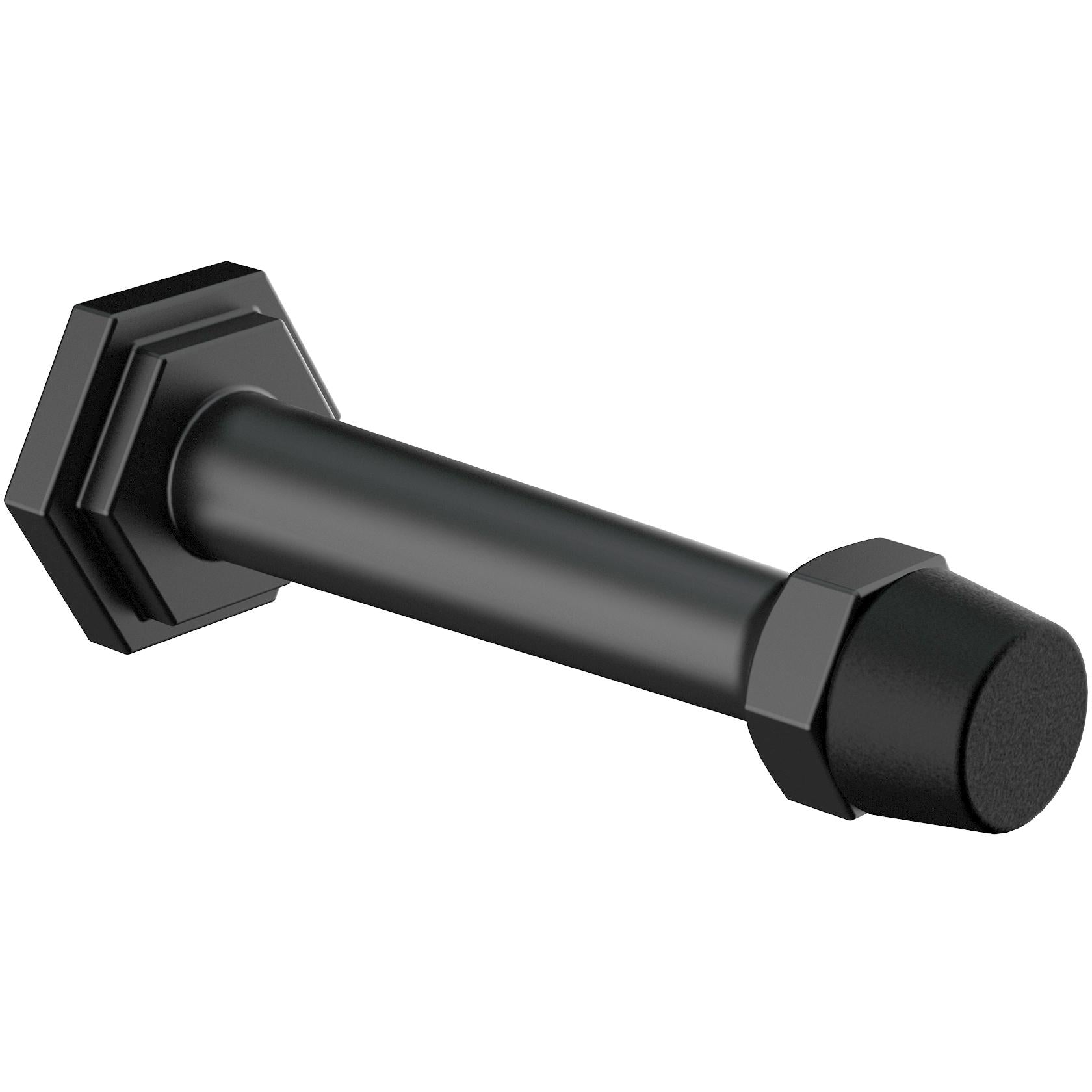 National Hardware - V259 Powell Door Stop - Matte Black