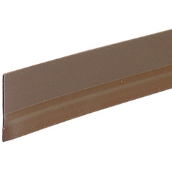 Vinyl Economy Self-Adhesive Door Sweep, 36 Inches, Brown
