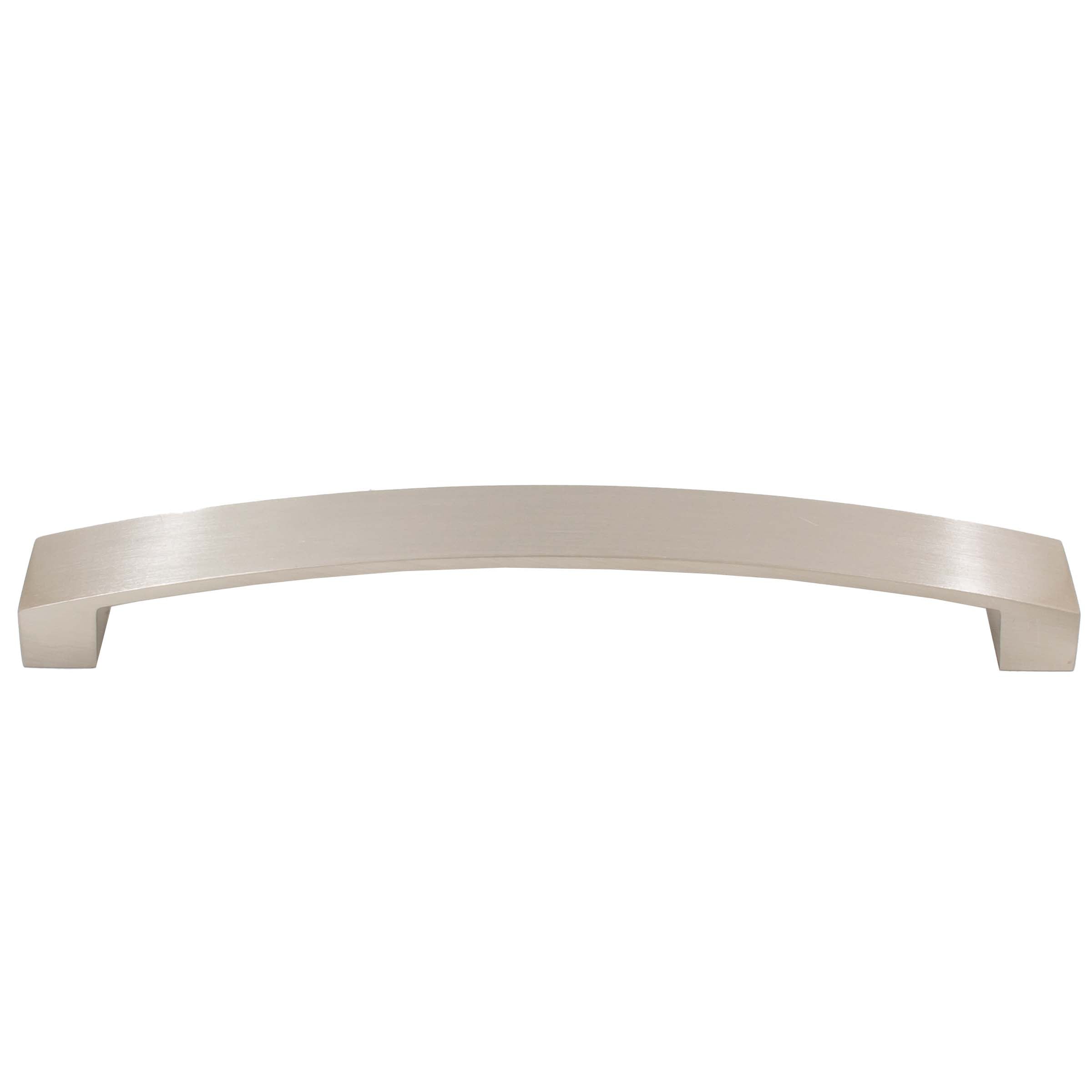 Stone Harbor Hardware Zephyr Cabinet Pull, 160 Millimeters, Satin Nickel