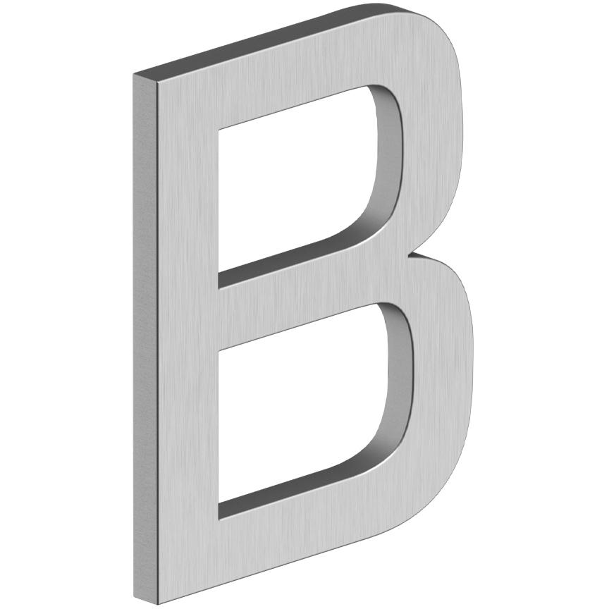 Deltana RNE-BU32D 4" E Series Letter B with Risers - Stainless Steel