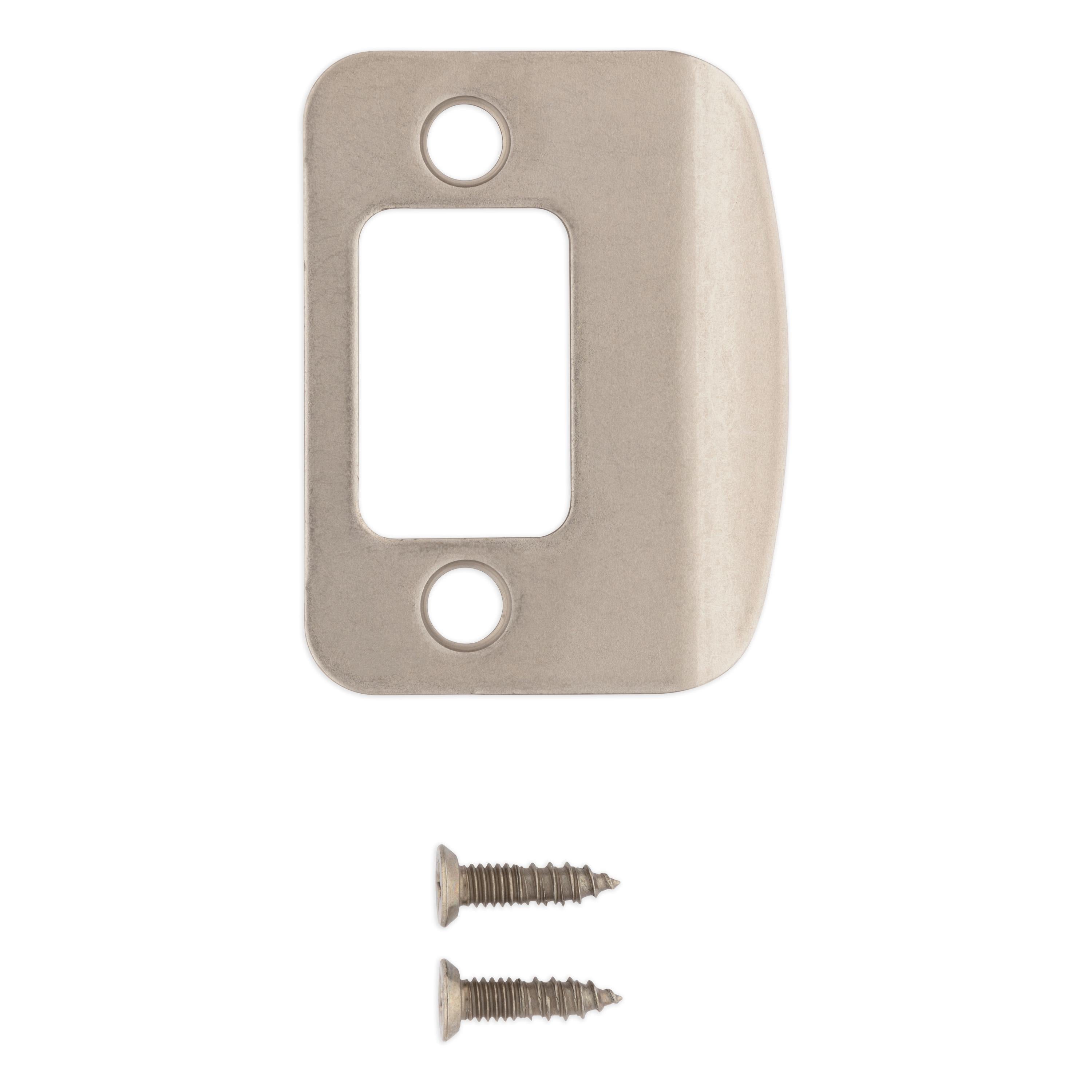 85303-018 RC Full Lip Deadbolt Strike - Satin Nickel