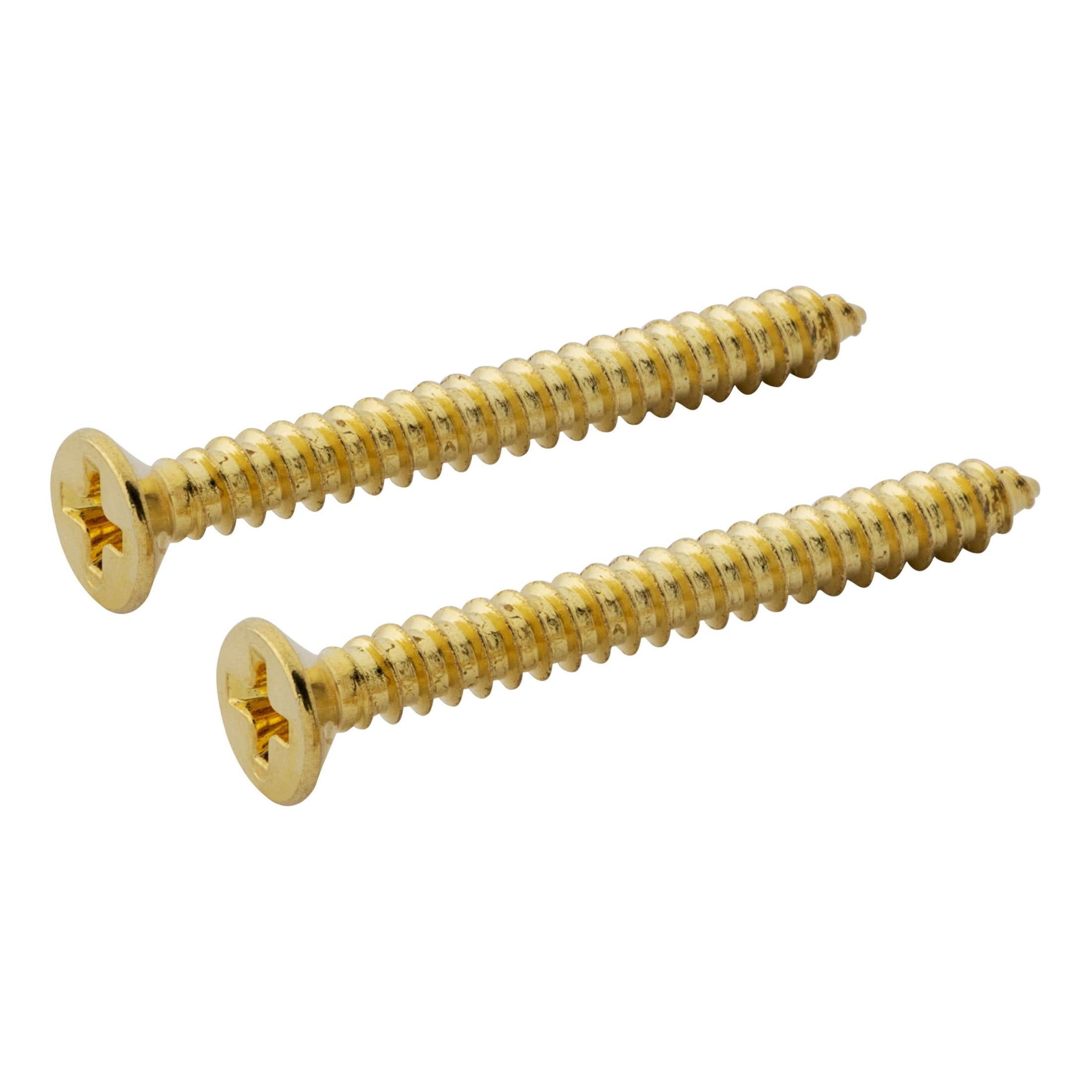 89932-004 Dummy Mounting Screw for 788 (RLEVER 2+ Only) 2/pk - Satin Brass