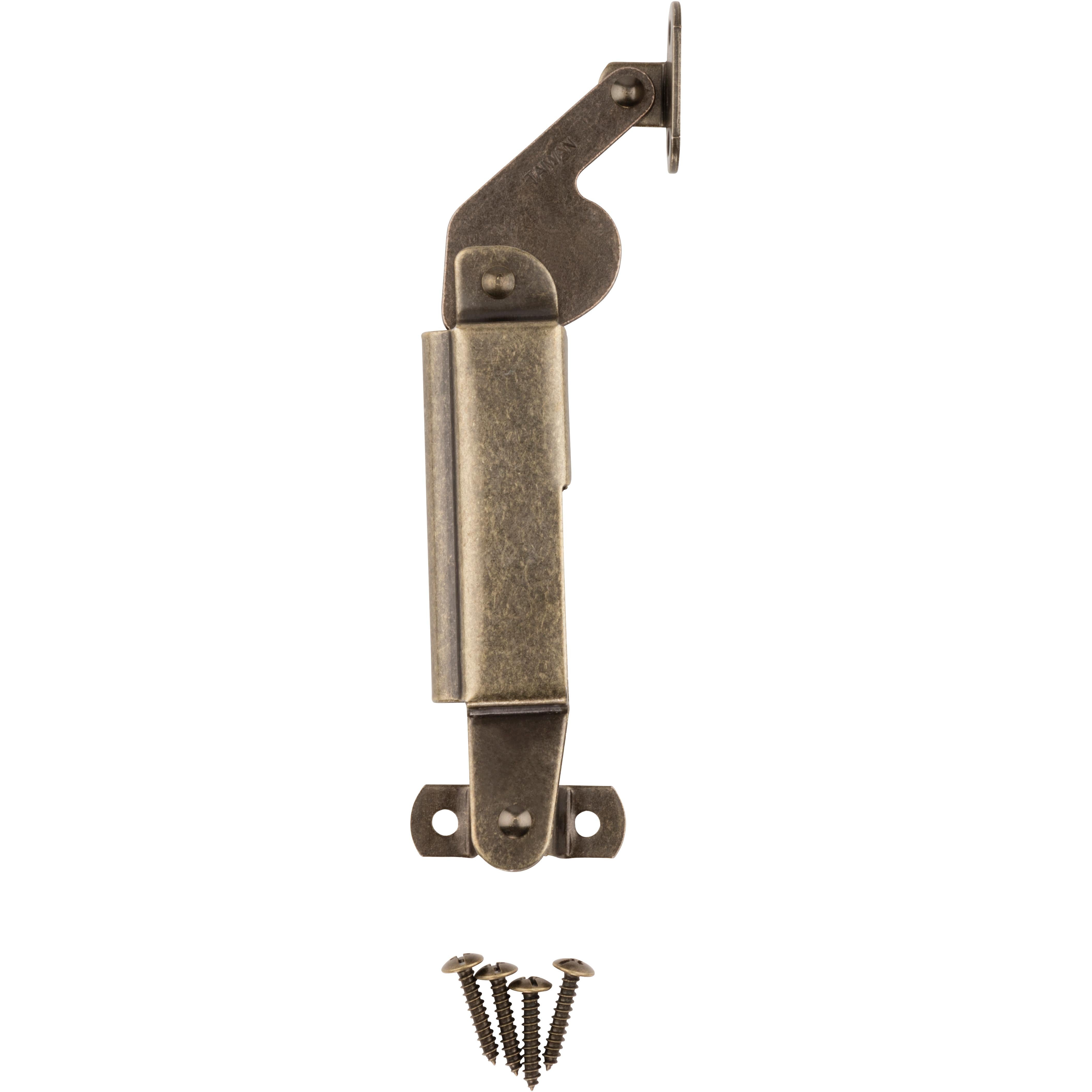 V1893L Spring Lid Support - Antique Brass