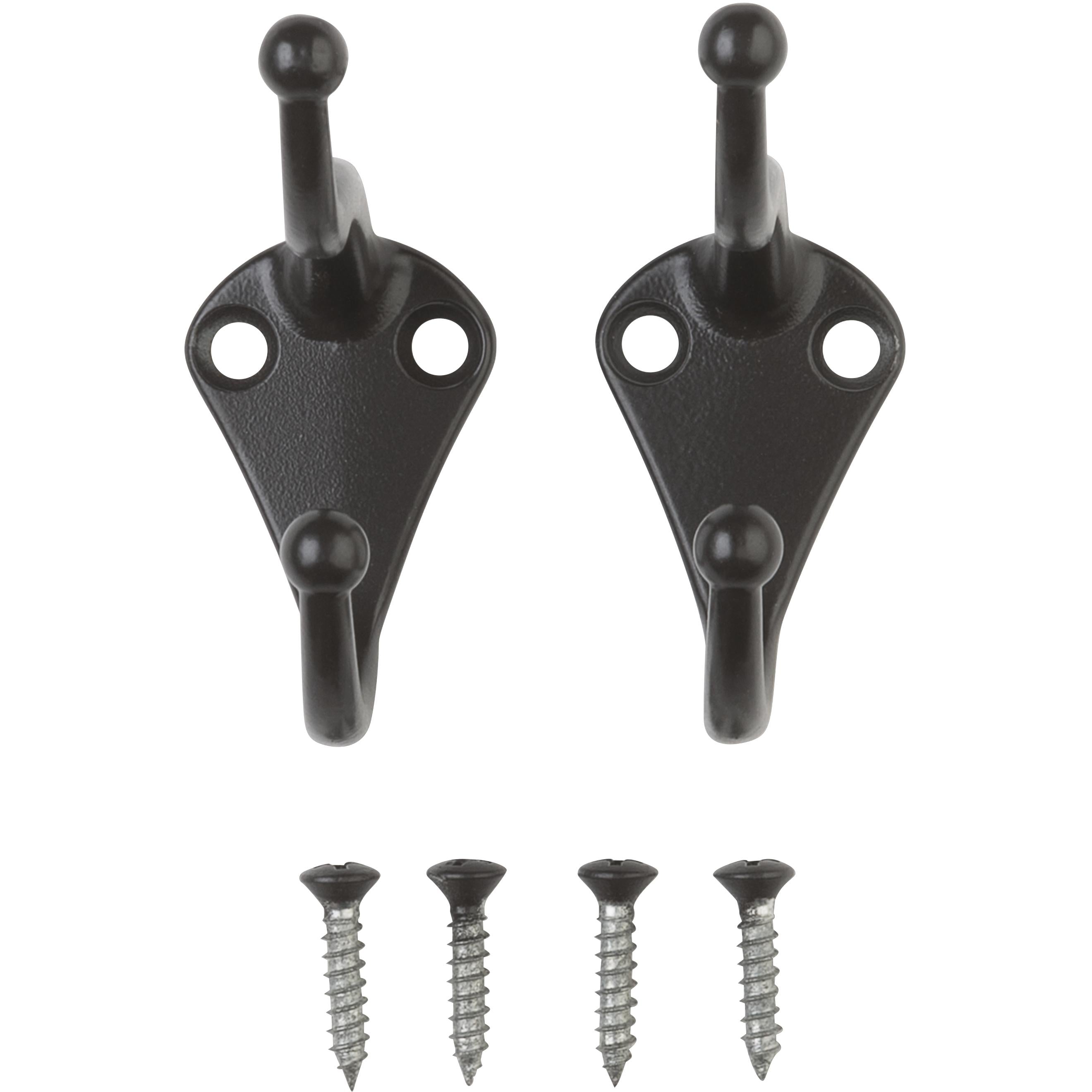 V160 Coat & Hat Hook 2/pk - Oil-Rubbed Bronze