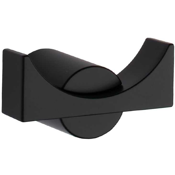 Arc Deco Double Robe Hook - Matte Black