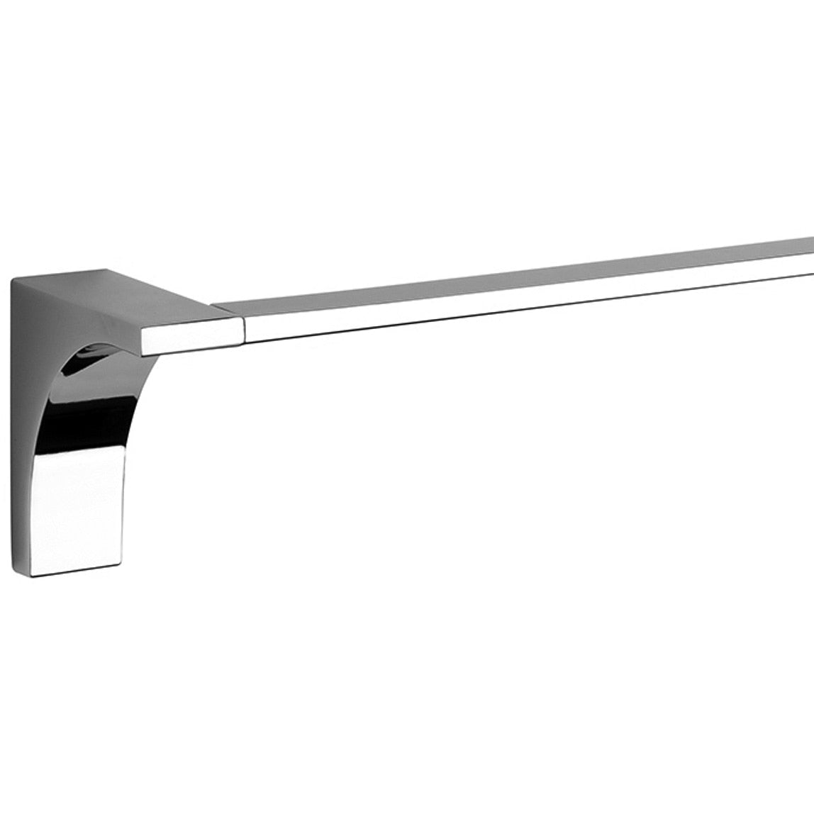 Arc Deco Towel Bar - Polished Chrome
